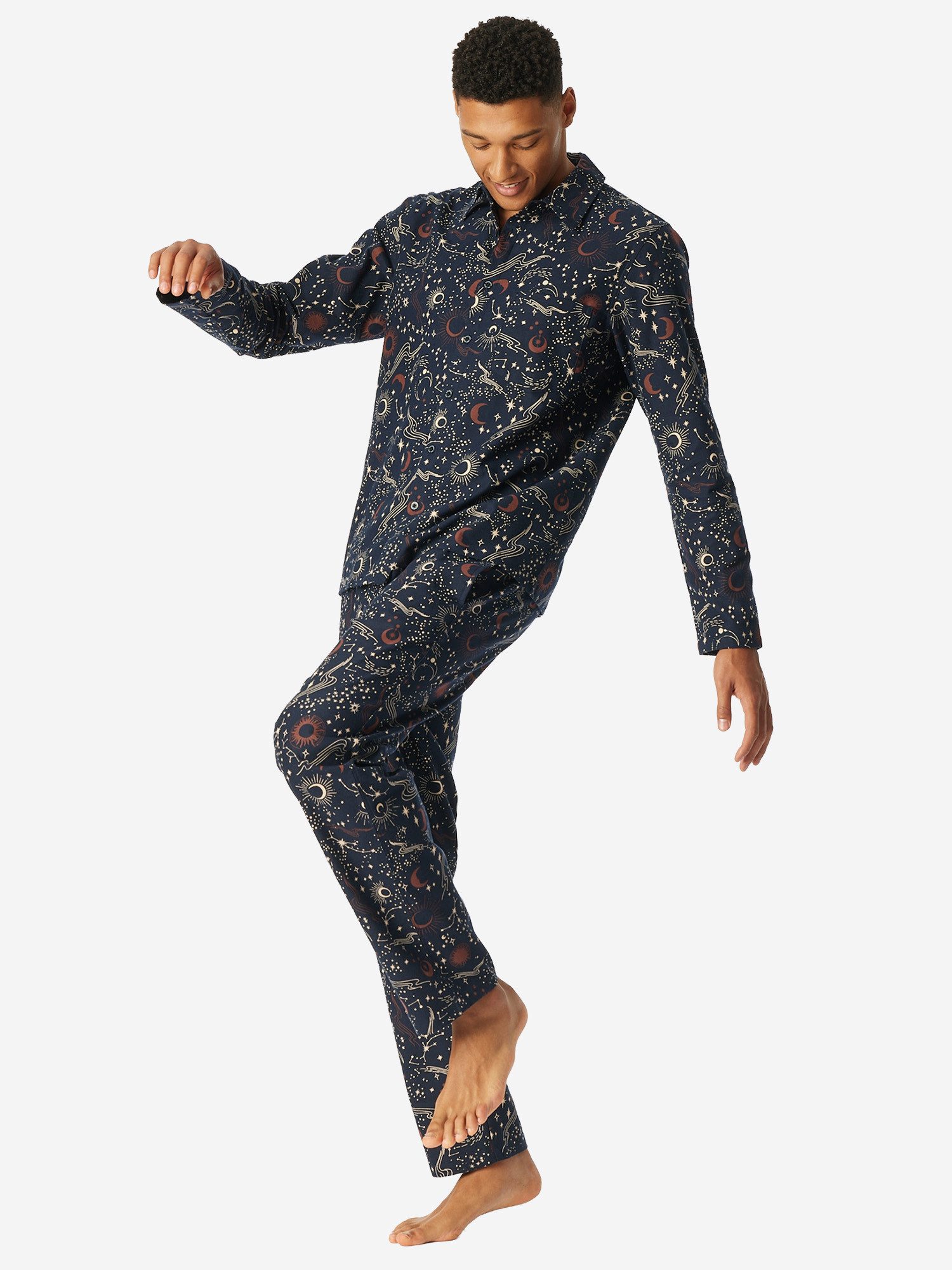 Schiesser Pyjama X-Mas Gifting Sets (2 tlg) schlafanzug schlafmode bequem