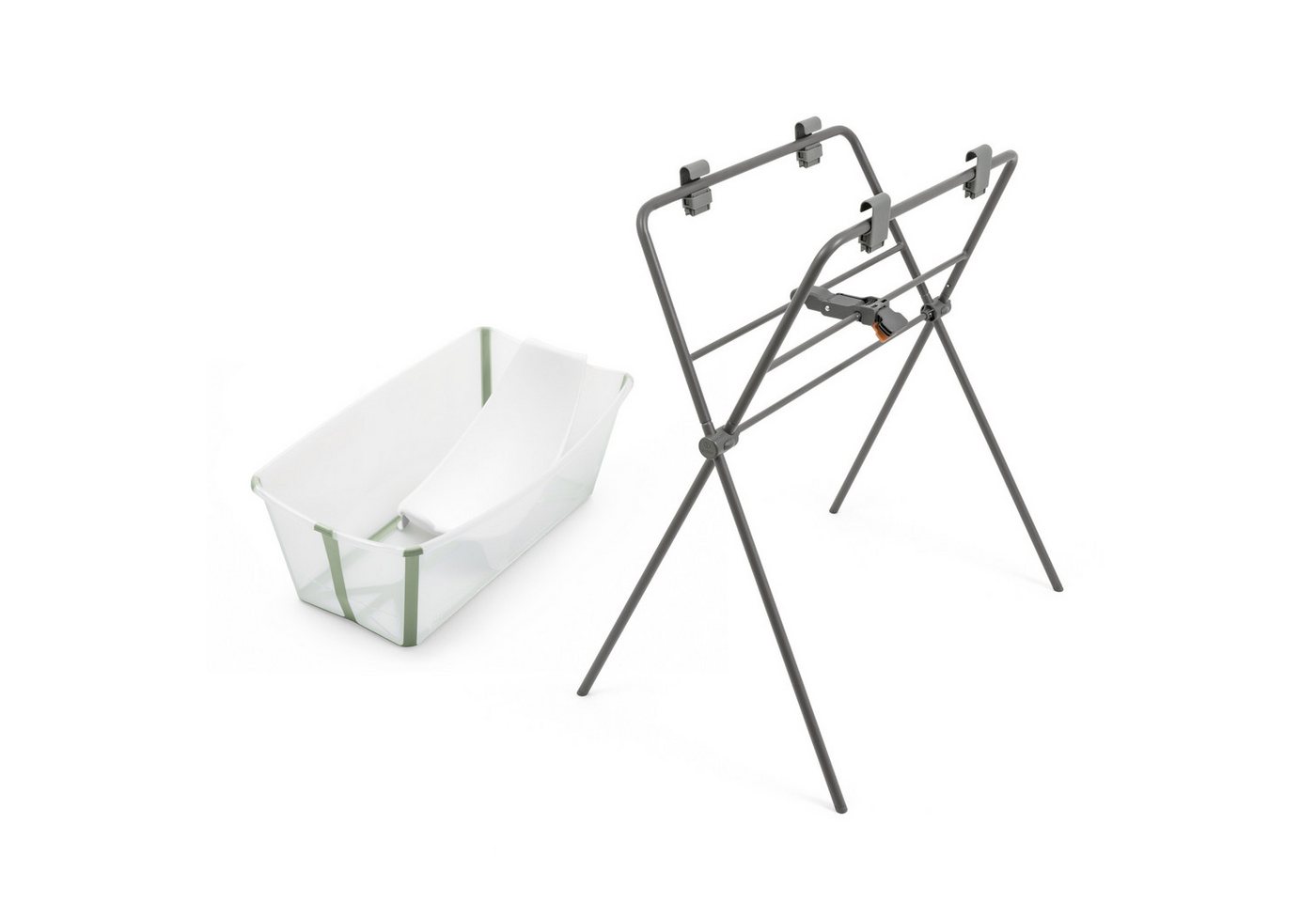 Stokke Babybadewanne Flexi Bath®, Stand und Newborn Support Bundle, (Set)