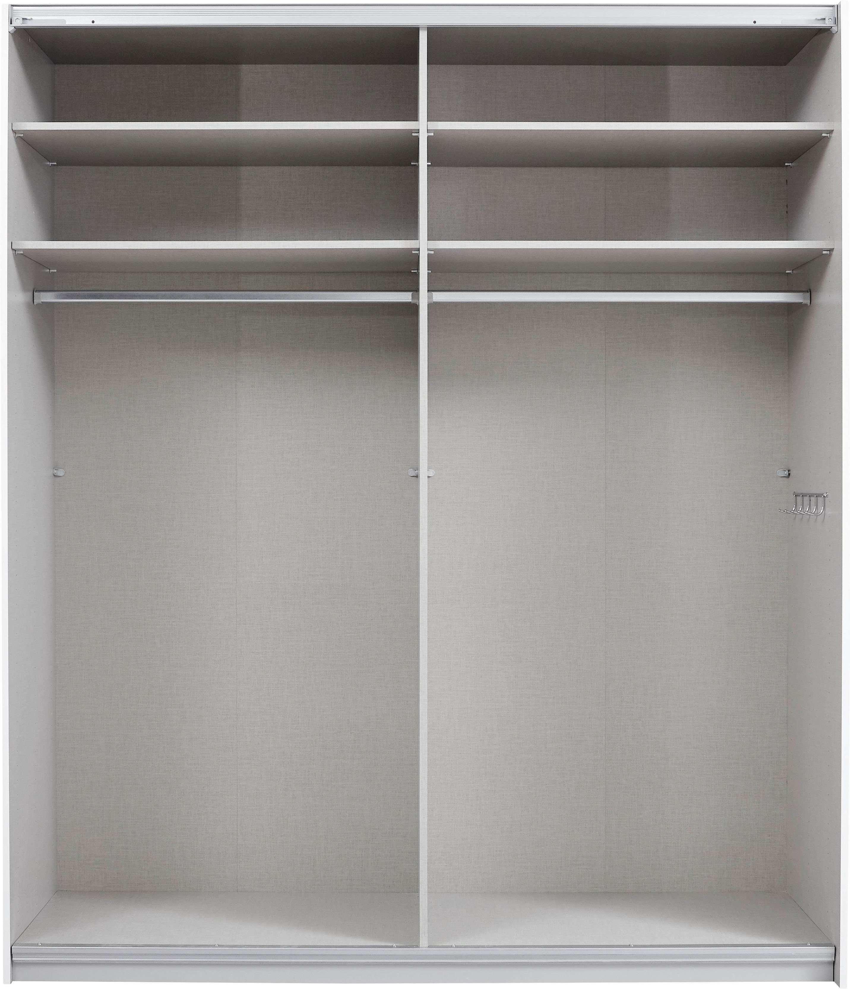 rauch Schwebetürenschrank Quadra mit Spiegelelementen – Bild 5 von 5