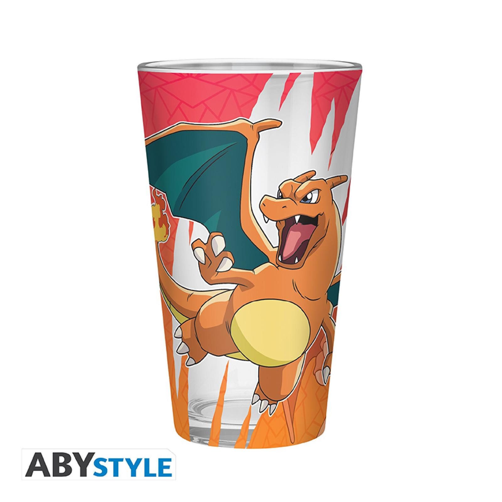 ABYstyle Tasse POKEMON - Large Glass - 400ml - Charizard -