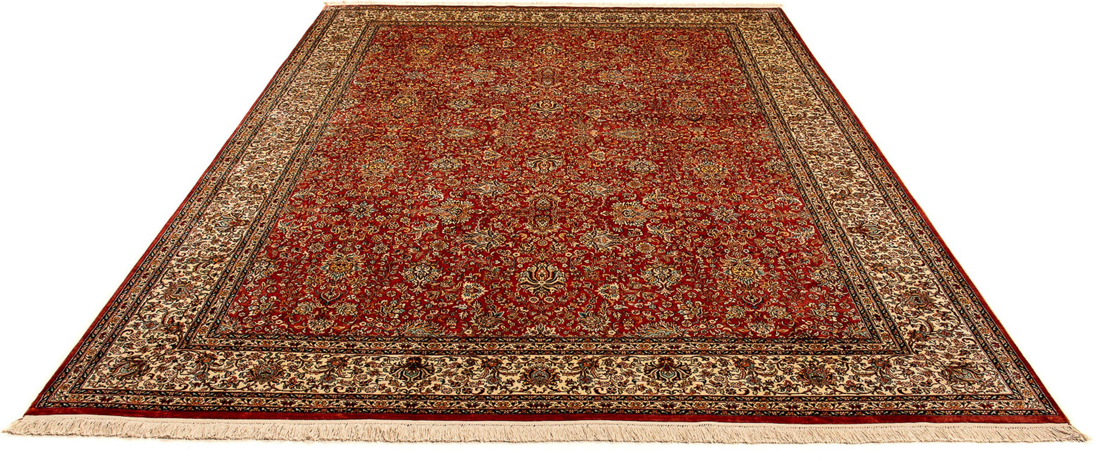 Orientteppich Perser - Classic - 336 x 248 cm - dunkelrot, morgenland, rechteckig, Höhe: 10 mm, Wohnzimmer, Handgeknüpft, Einzelstück mit Zertifikat