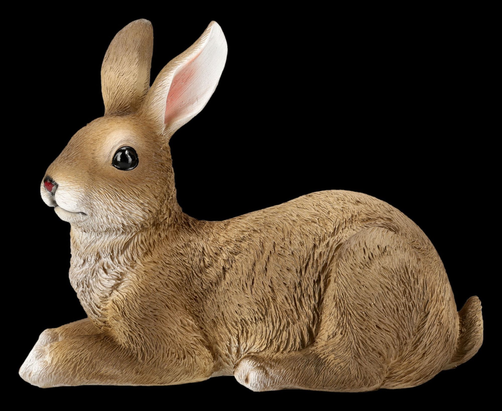Figuren Shop GmbH Dekofigur Liegender Hase Figur – Frühlings Dekofigur Osterhase Statue 20 cm