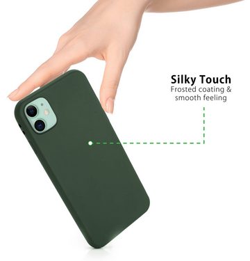MyGadget Handyhülle Silikon Hülle für Apple iPhone 11, Schutzhülle robust TPU Case Silikonhülle Back Cover Slimcase Kratzfest