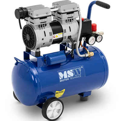 MSW Kompressor Ölfreier Kompressor Druckluft-Kompressor Luftkompressor 24 l 750 W bis