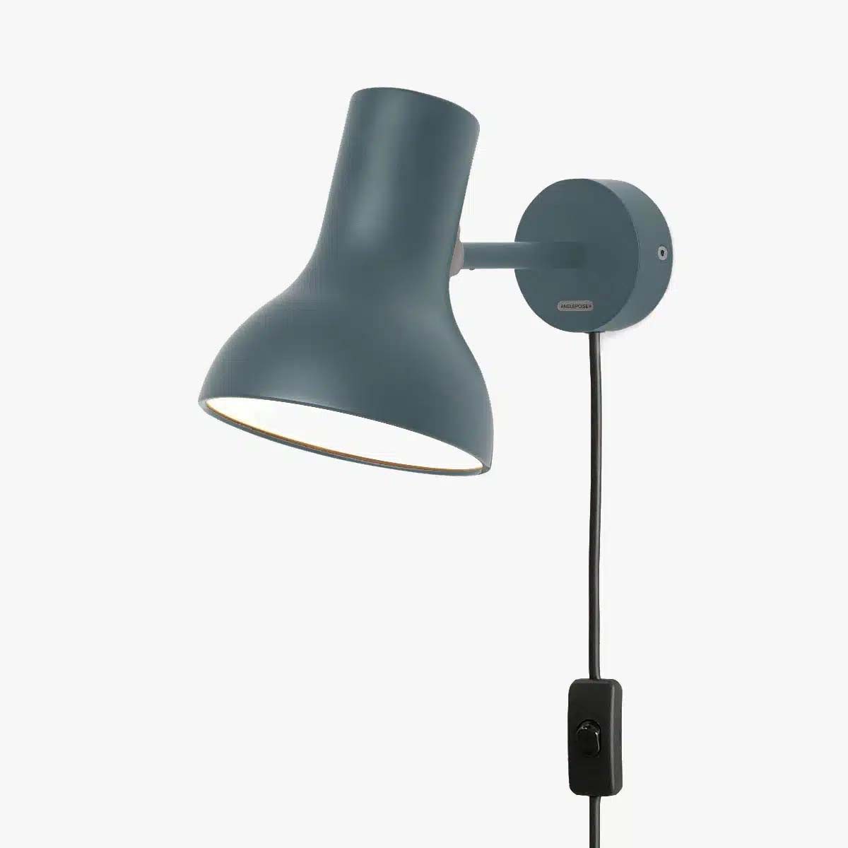 Anglepoise Wandleuchte Type 75 Mini Wandleuchte, Ø: 13 cm, H: 15 cm, LED wechselbar, Schwenkbarer Schirm