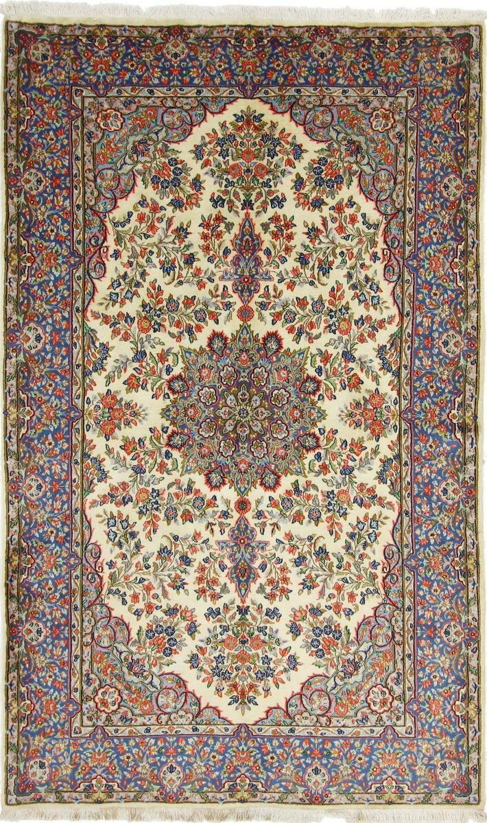Orientteppich Kerman 149x243 Handgeknüpfter Orientteppich / Perserteppich, Nain Trading, rechteckig, Höhe: 12 mm