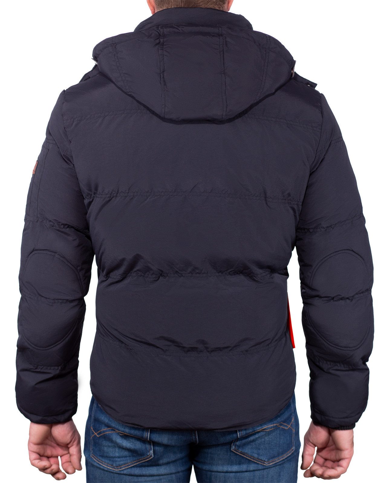 Geographical Norway Winterjacke Herren Regular Fit Steppjacke baverveine Wind-, wasser- und kälteabweisend mit schnell trocknendem Material