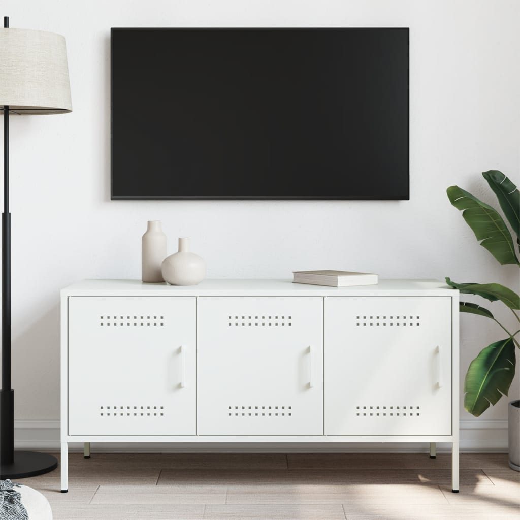 vidaXL TV-Schrank TV-Schrank Weiß 100,5x39x50,5 cm günstig online kaufen