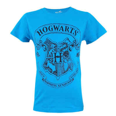 Harry Potter T-Shirt Harry Potter Hogwarts Kinder kurzarm Shirt Gr. 110 bis 128, 100% Baumwolle