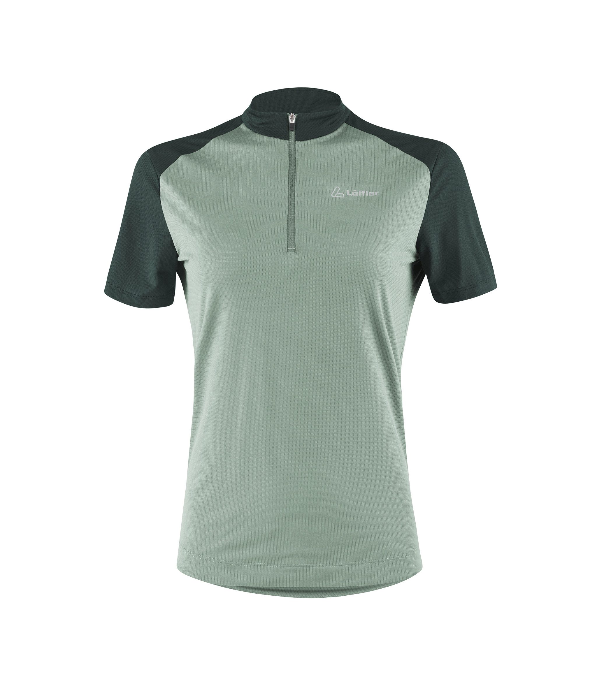 Löffler Radtrikot W BIKE SHIRT HZ PURANA COTTAGE/FOREST