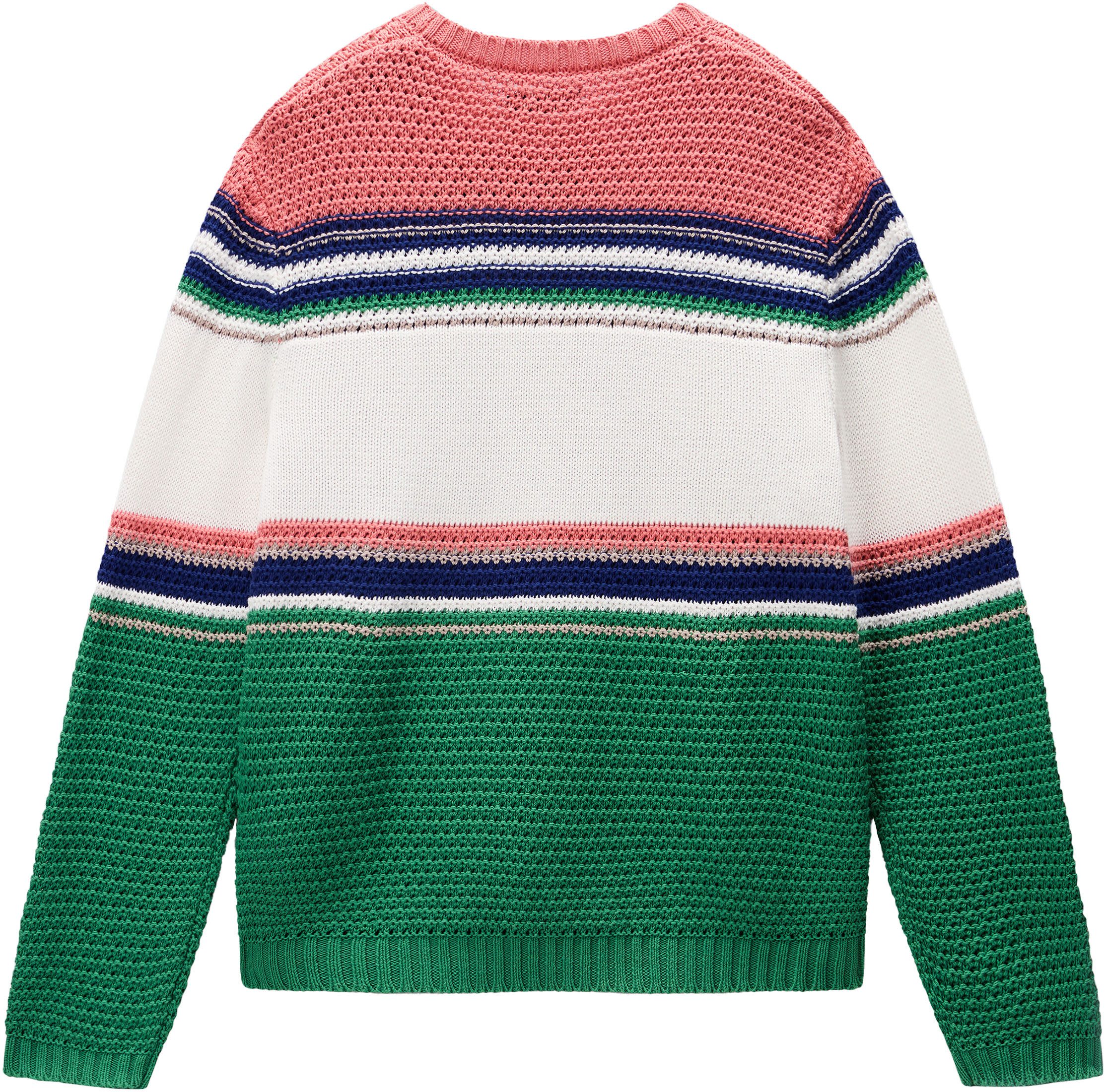 Napapijri Strickpullover D-AULLA C W 81S STRIPE 81S Mit Rundhalsausschnitt günstig online kaufen