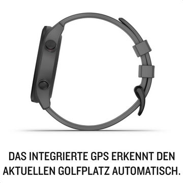 Garmin Smartwatch (1,3 Zoll, Android iOS), Golfuhr mit Schlagweitenmessung & Distanzangaben zum Grün Hindernissen