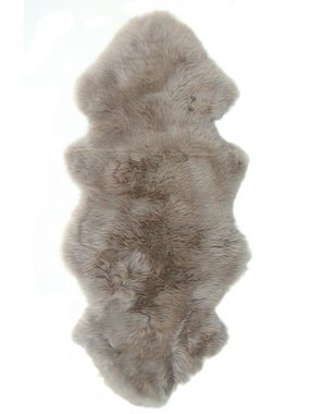 Fellteppich australische Doppel Lammfelle 1,5 Felle taupe waschbar, ca. 140x68 cm, Ensuite