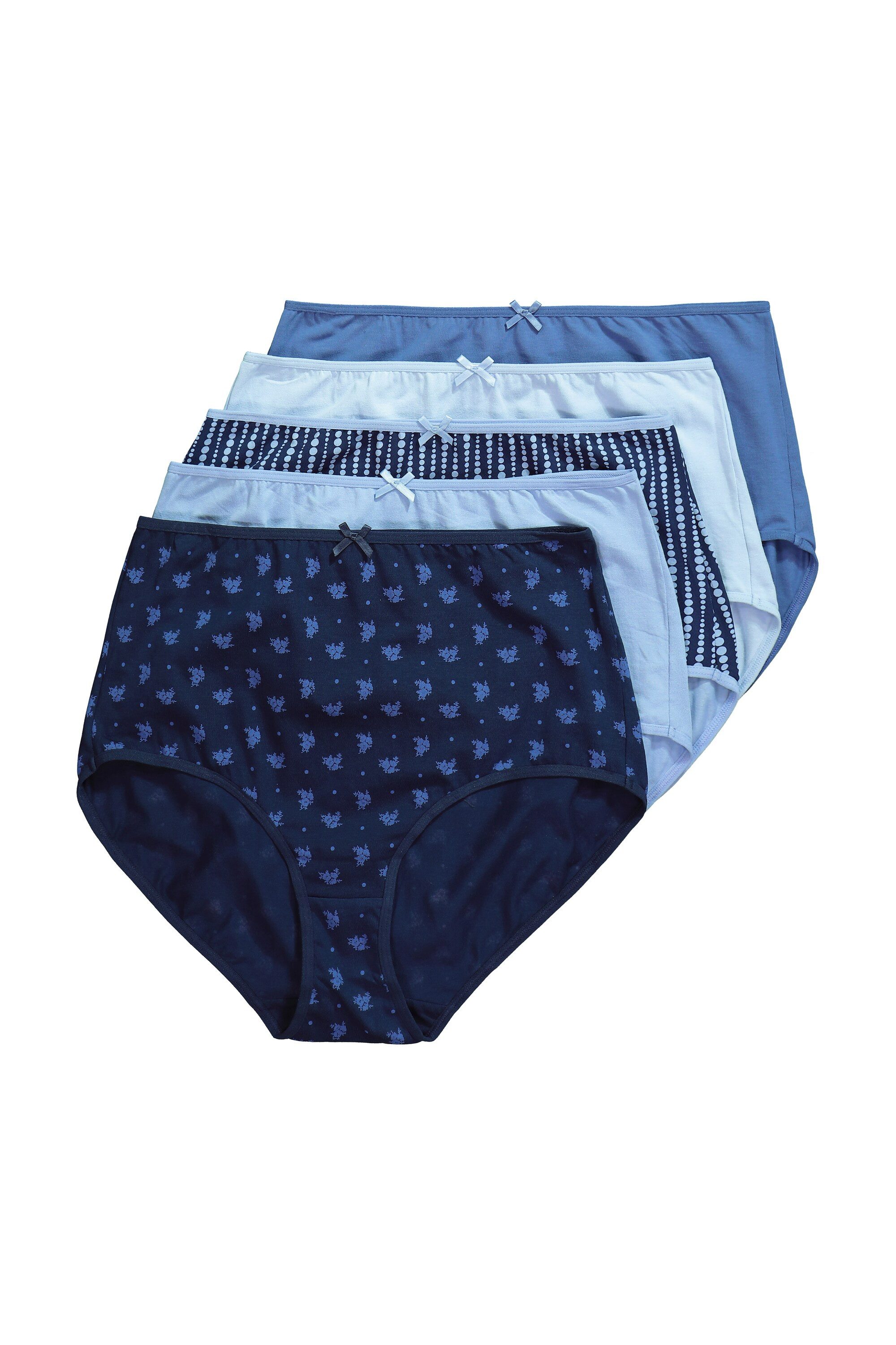Slip Maxislips 5er-Pack Muster/einfarbig