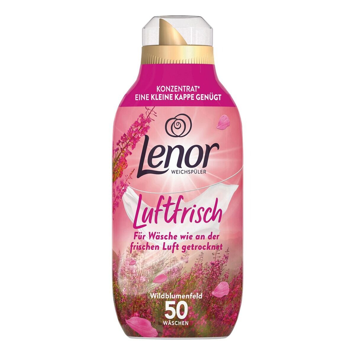 LENOR Luftfrisch Wildblumenfeld Weichspüler (50 WL, 700 ml)