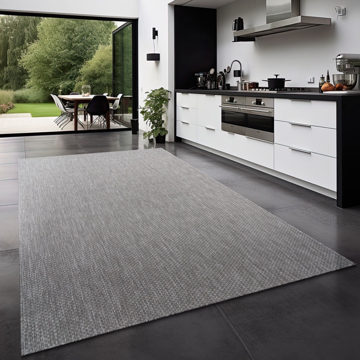 TT Home Teppich, Rechteckig, Höhe: 4 mm, Teppich Outdoor Wohnzimmer Esszimm günstig online kaufen