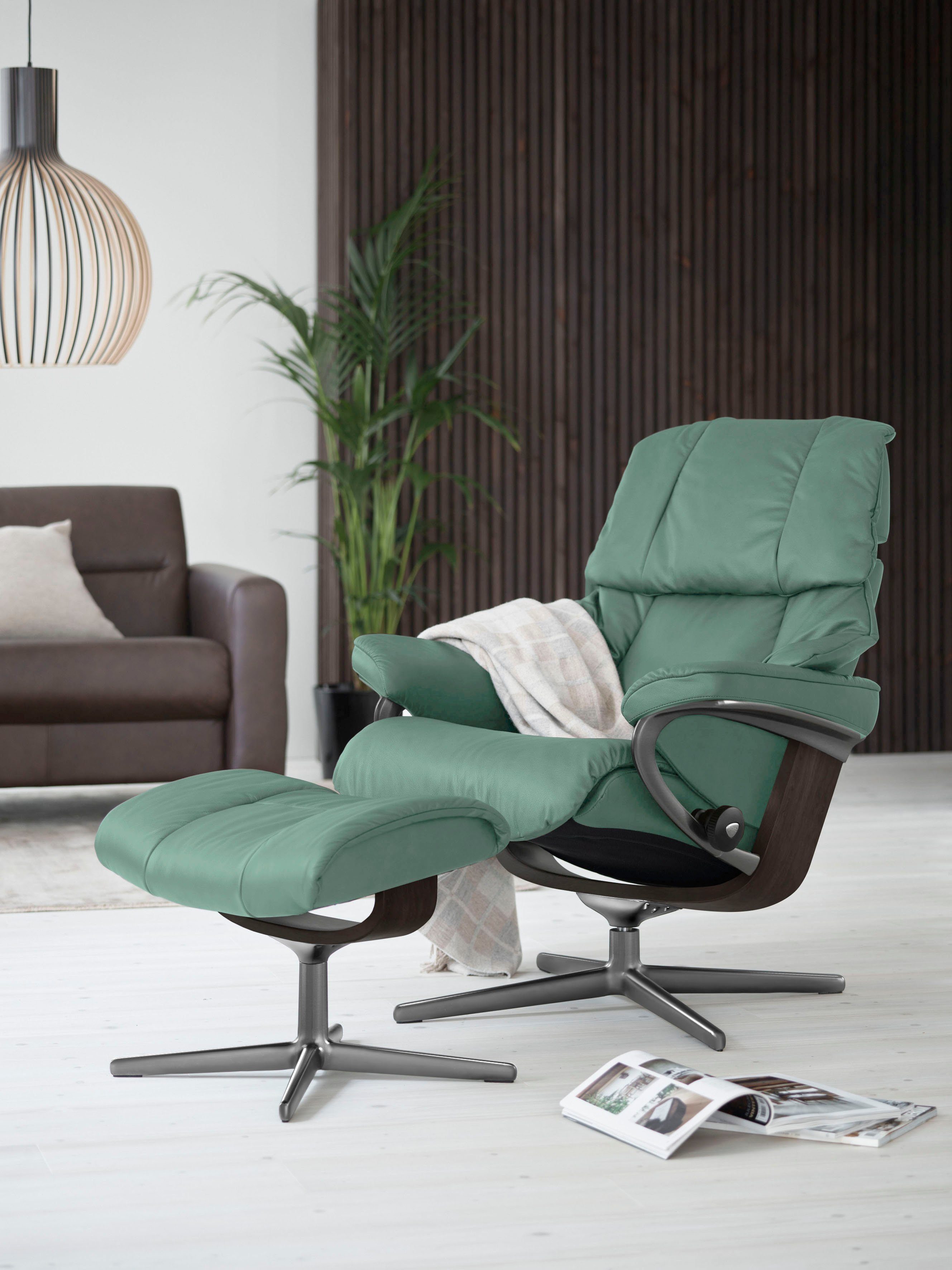 Stressless® Relaxsessel Reno, mit Cross Base, Größe S, M & L, Holzakzent Wenge