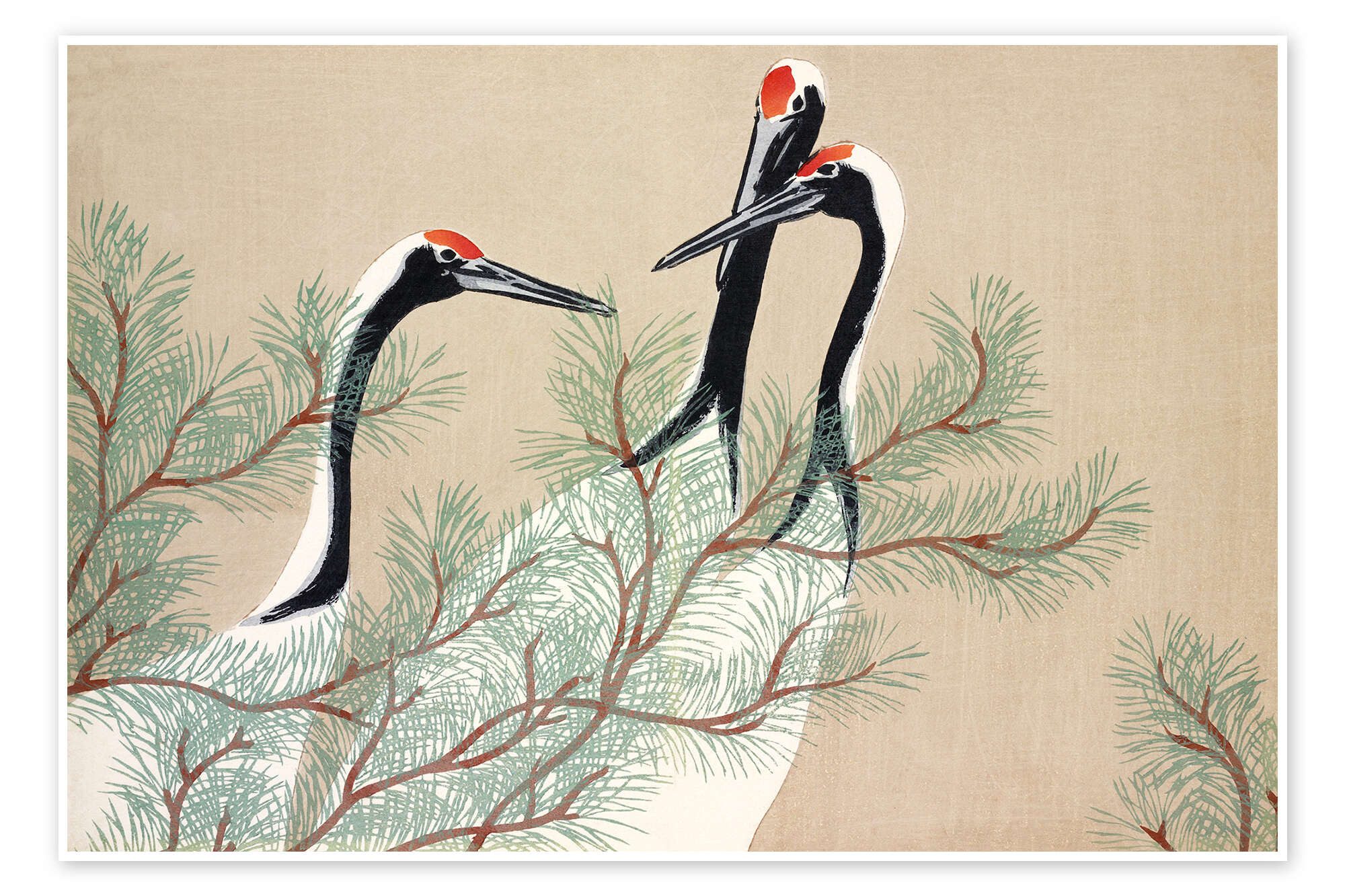 Wandbild Tsuru