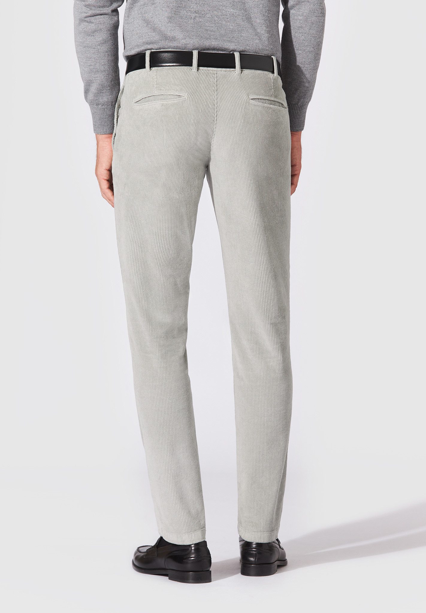 Hiltl Cordhose Tamo - Casual Corduroy, Slim-Fit, Baumwolle-hellgrau-48 günstig online kaufen