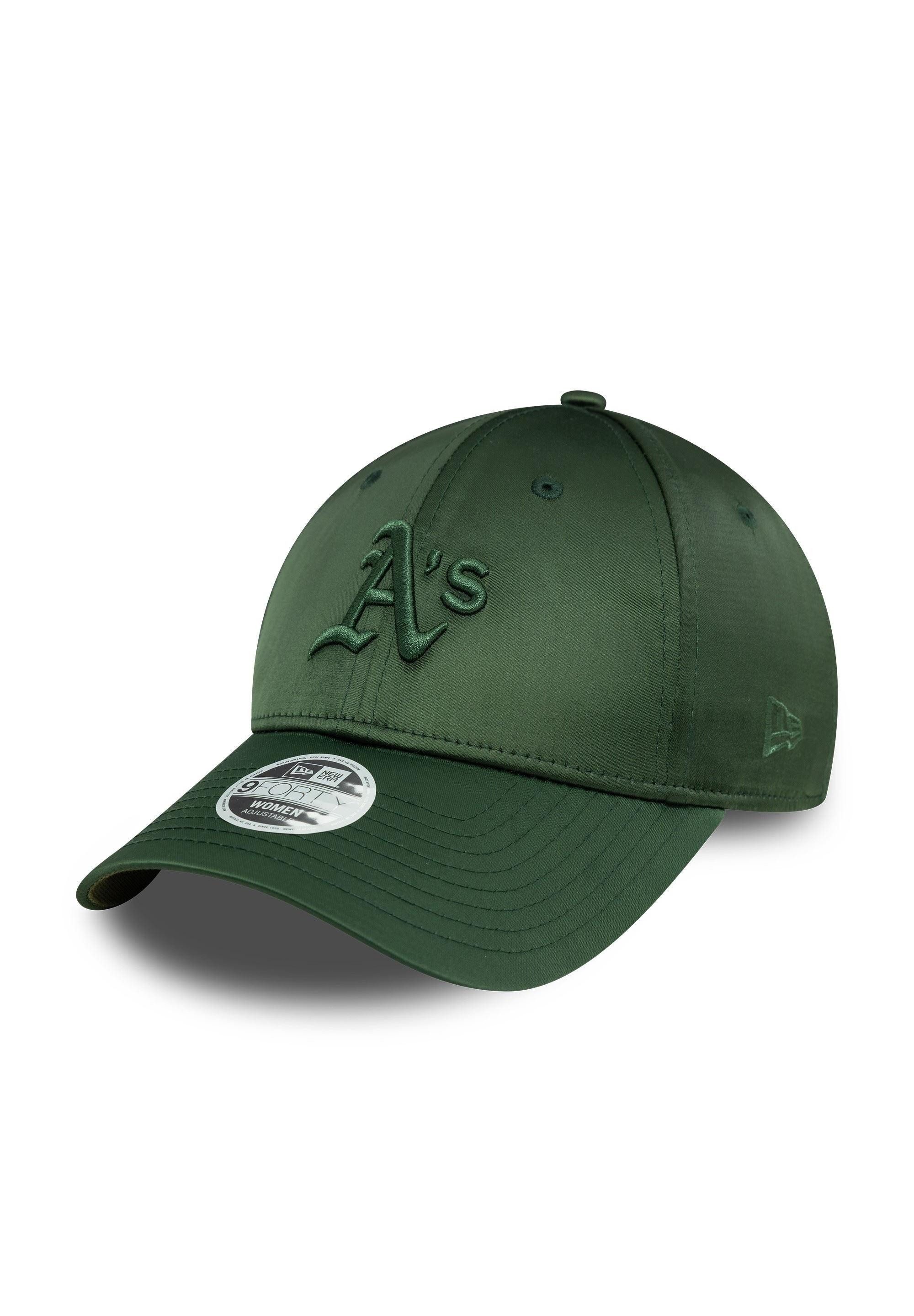 Baseball Cap Oakland Athletics MLB Satin Tonal Grün 9Forty Snapback Verstellbare Da
