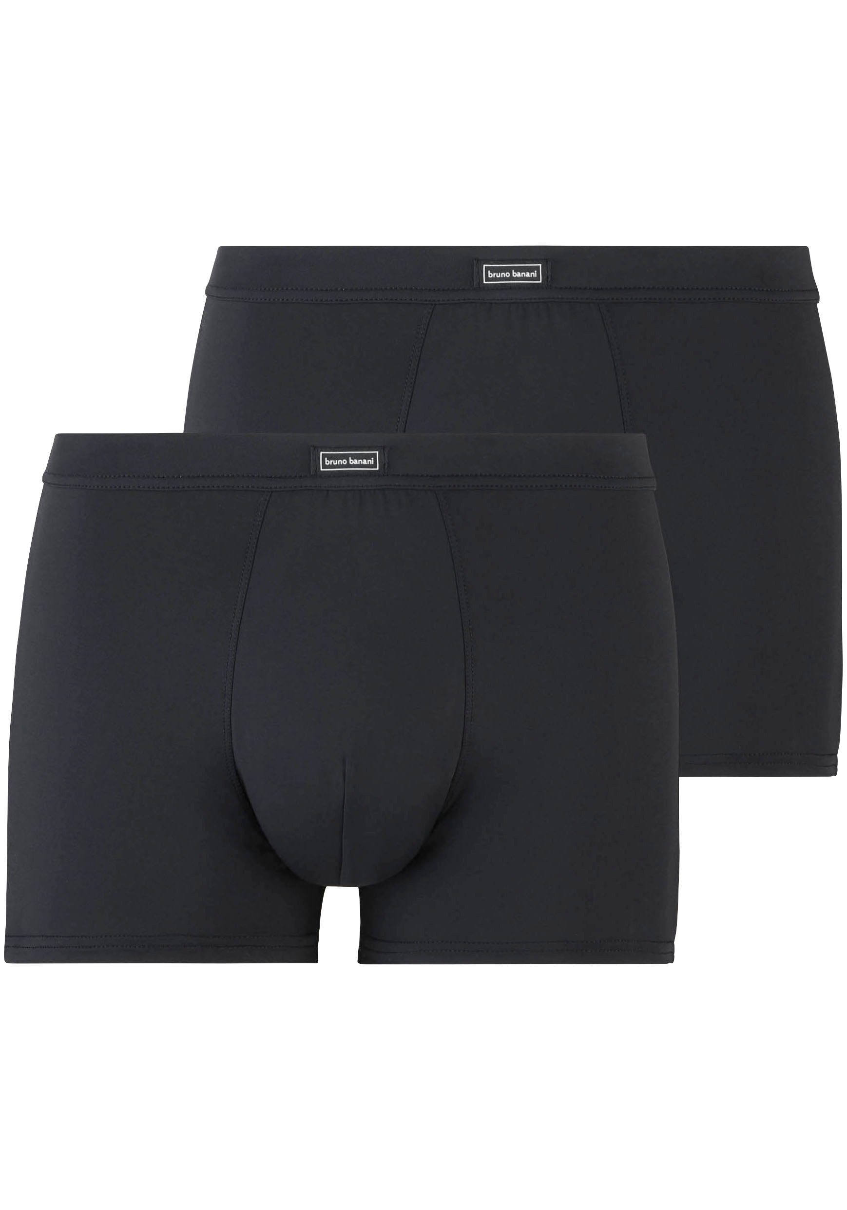 Bruno Banani Boxershorts (2er-Pack) mit angesetztem Bündchen