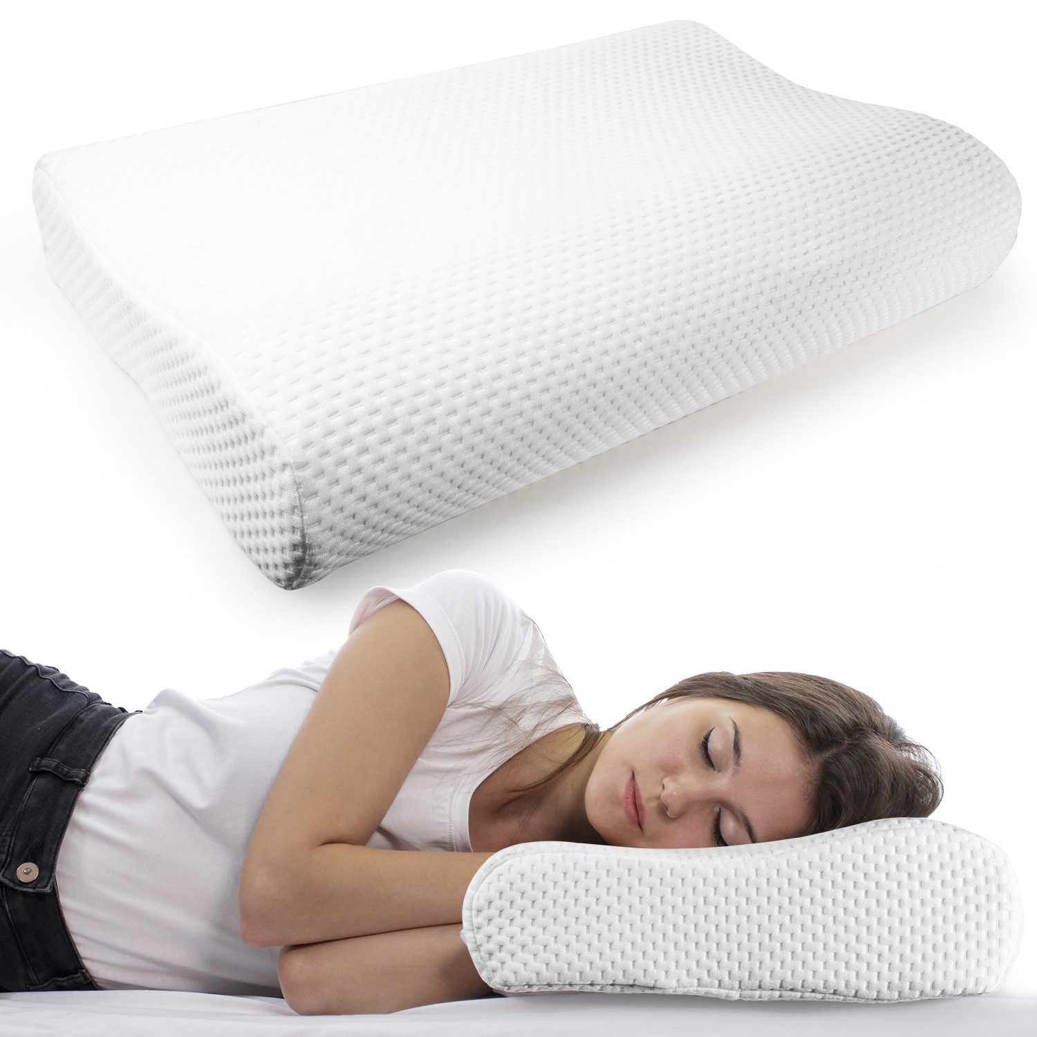 Esun Nackenstützkissen Kopfkissen Memory Foam Kissen, günstig online kaufen