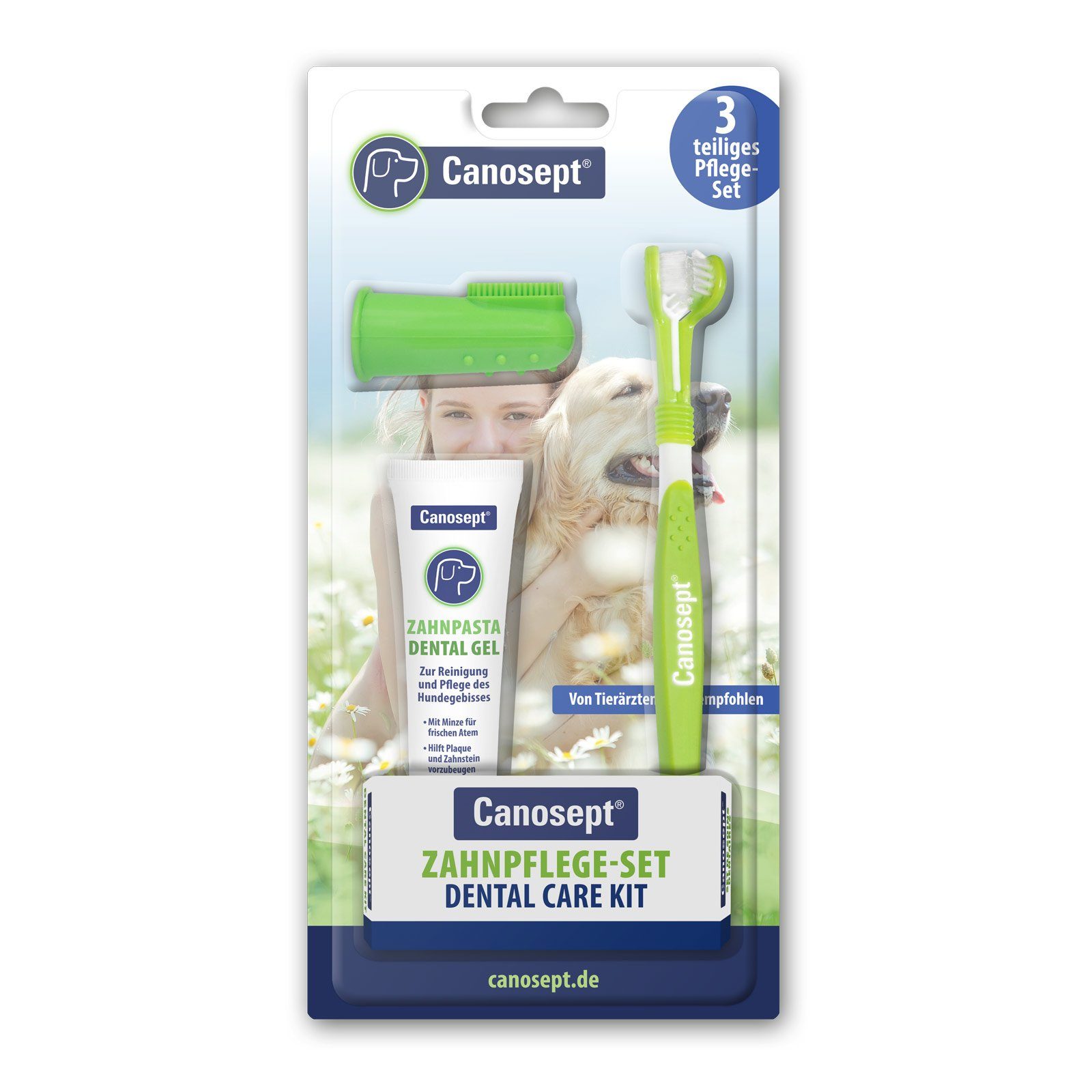 Canosept Fellpflege Canosept Zahnpflege-Set Hunde