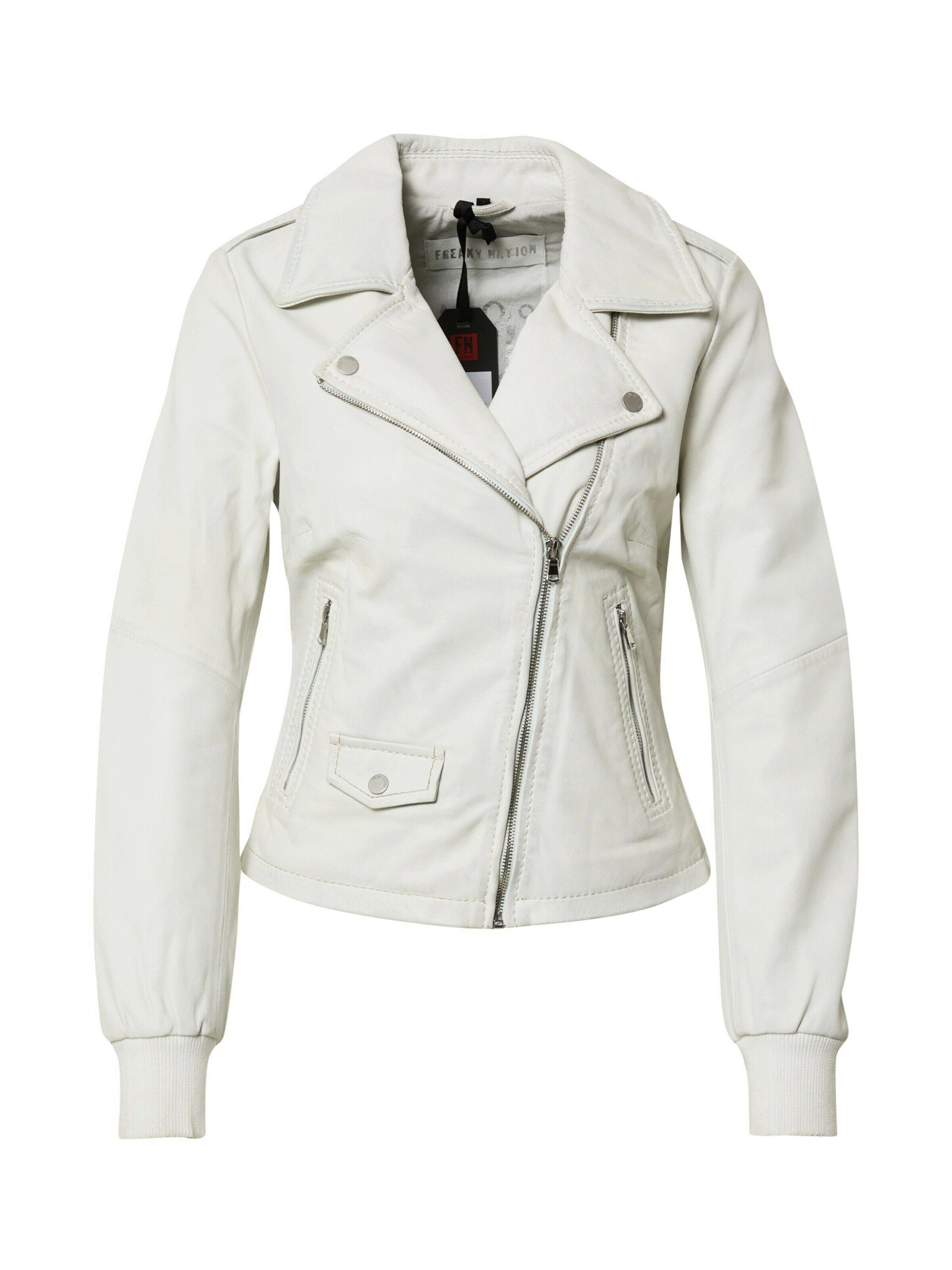 Weiße Damen-Lederjacke online kaufen » Echtleder-Jacke | OTTO