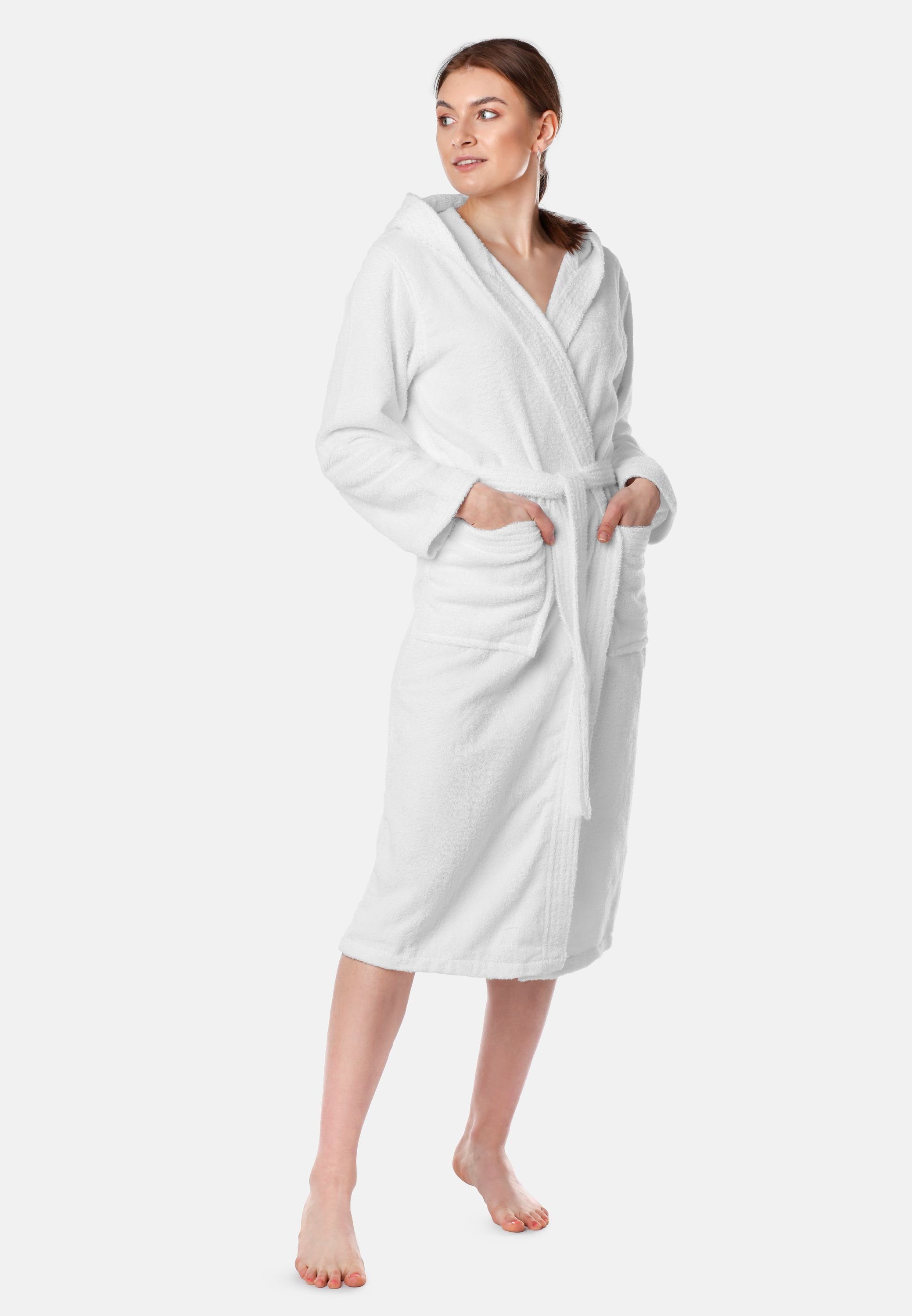 Ladeheid Bademantel Damen Frottee Bademantel aus günstig online kaufen