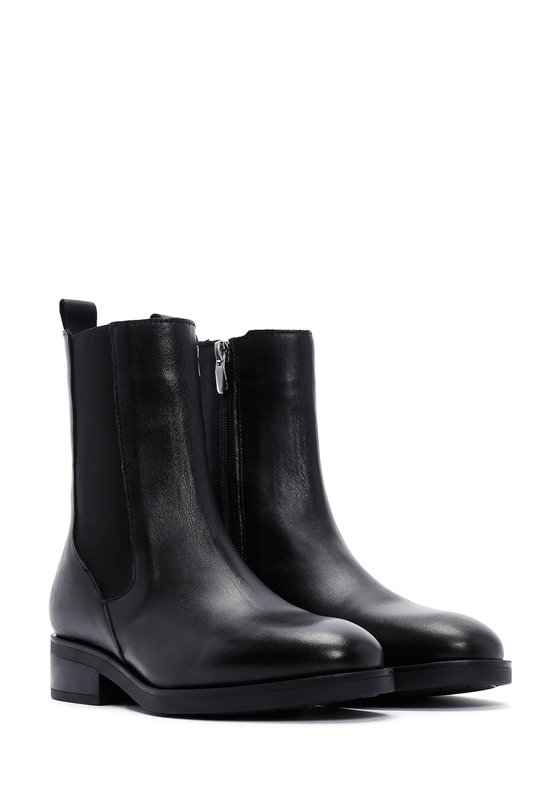 Derimod Chelsea Stiefeletten aus Leder Chelseaboots Lederfutter, TPU Sohle, Absatz 2 cm