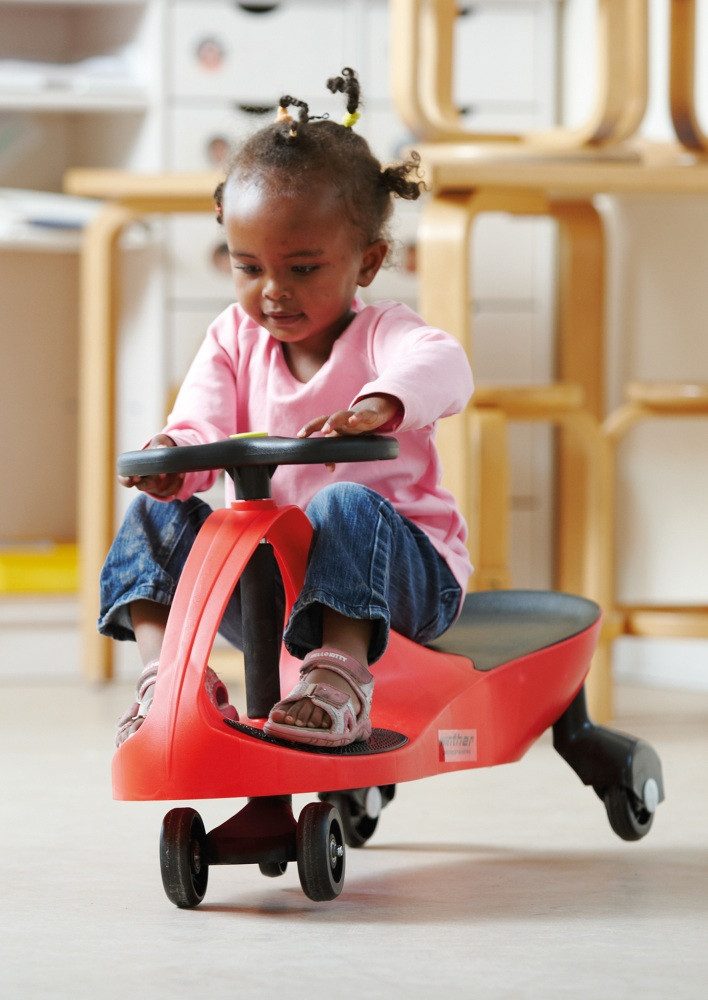 Winther Dreirad Plus Original-PlasmaCar rot – Selbstfahrendes Kinderfahrzeug für 3-6 J