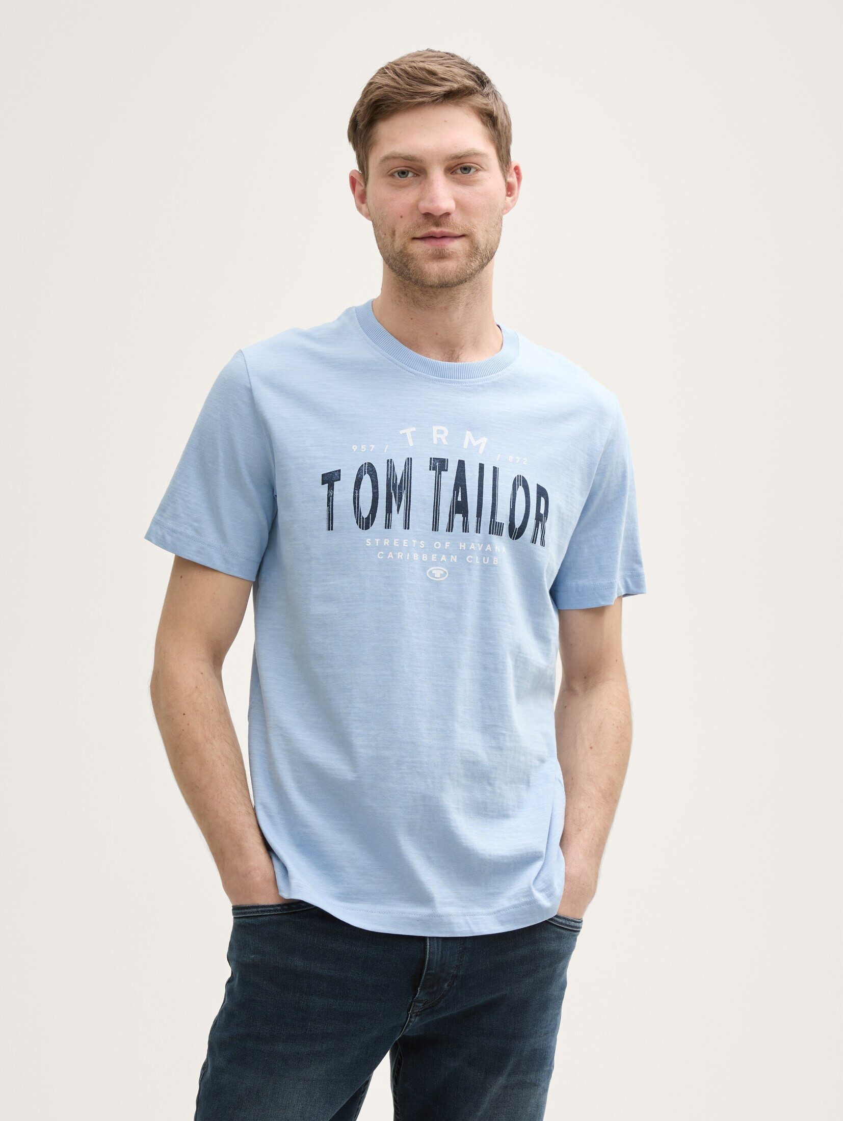 TOM TAILOR T-Shirt T-Shirt mit Logo-Print günstig online kaufen