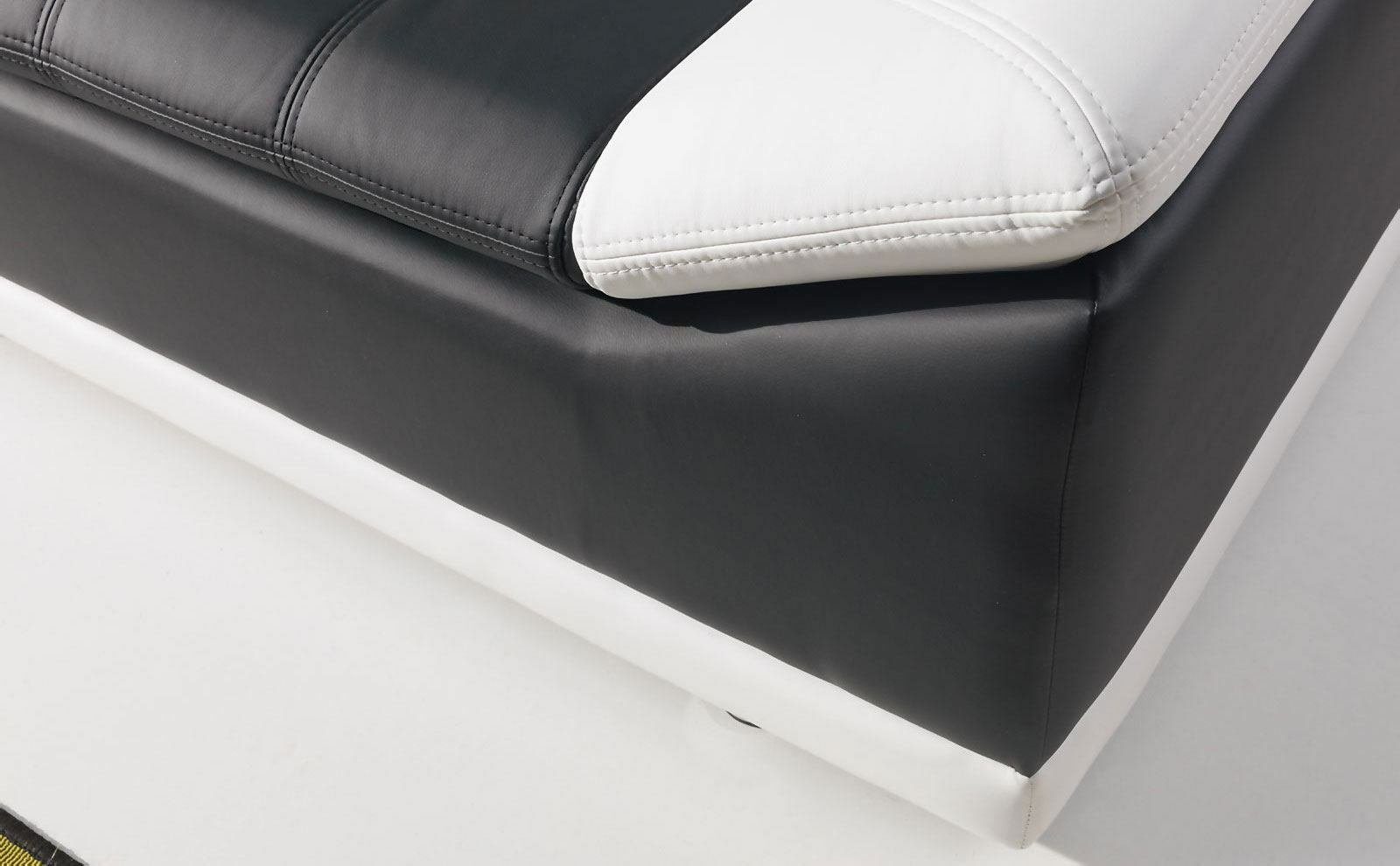 JVmoebel Sofa Schwarze Sofagarnitur Moderne Sitzer Made Europe in Luxus 3+2 Couchen Möbel