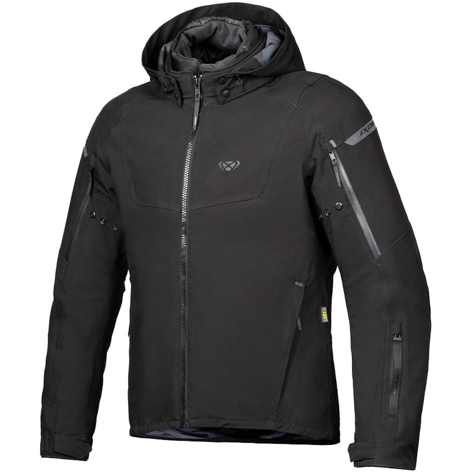 Ixon Motorradjacke Ixon Burning Motorradjacke Schwarz 3XL atmungsaktiv