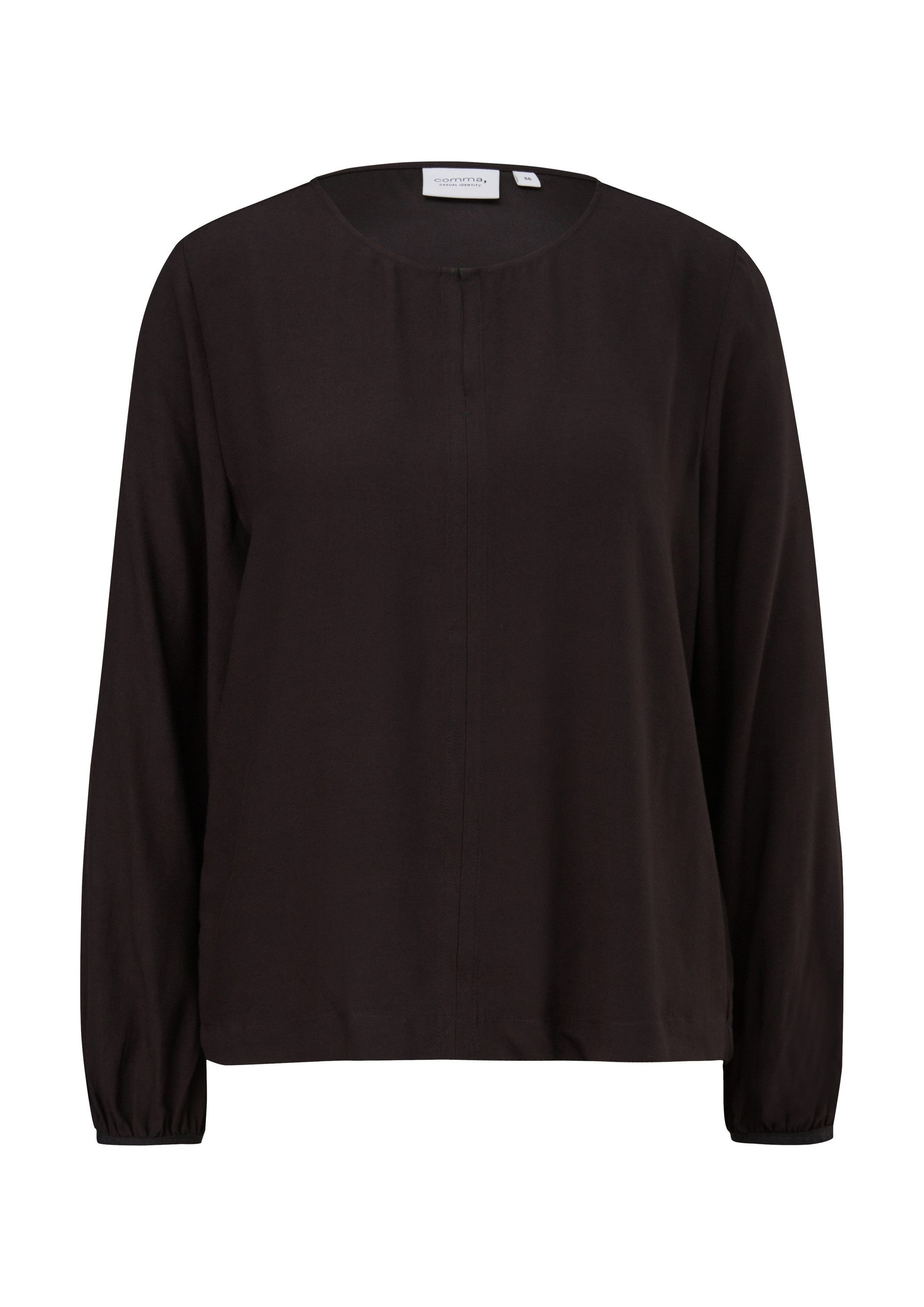 comma Langarmbluse Bluse Langarmbluse aus Viskose günstig online kaufen