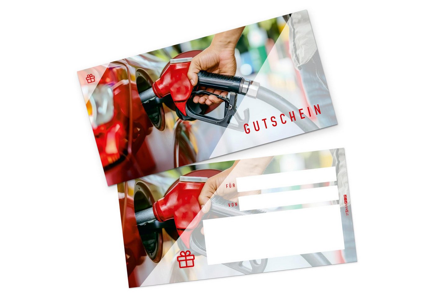 Thumbnail - itenga Geschenkkarte itenga 5x Geschenkgutschein Tanken Benzin (Motiv 30) Postkarte zum Aus