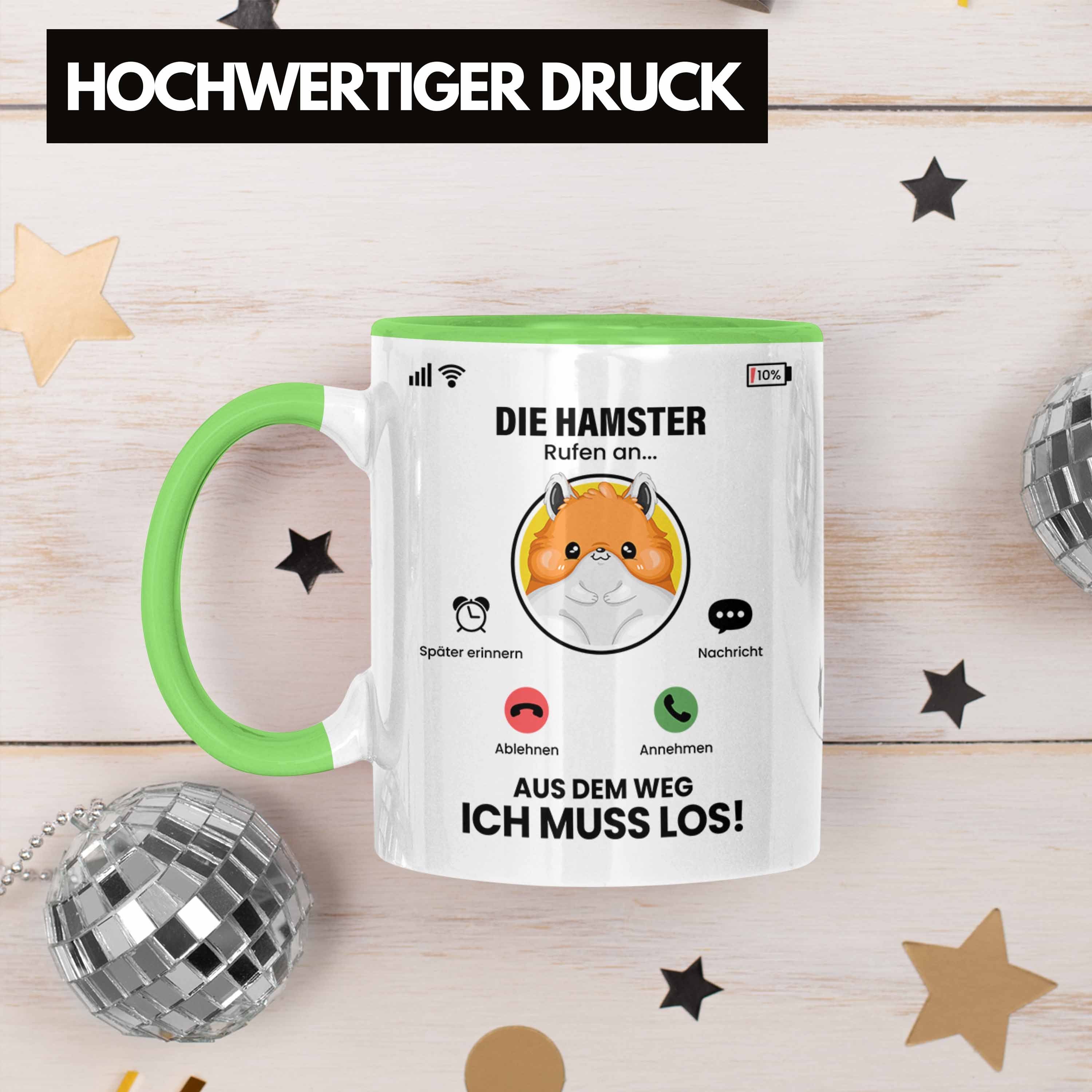 Besitzer für Die Grün An Züchter Hamster Rufen Hamster Trendation Tasse Gesch Geschenk Tasse