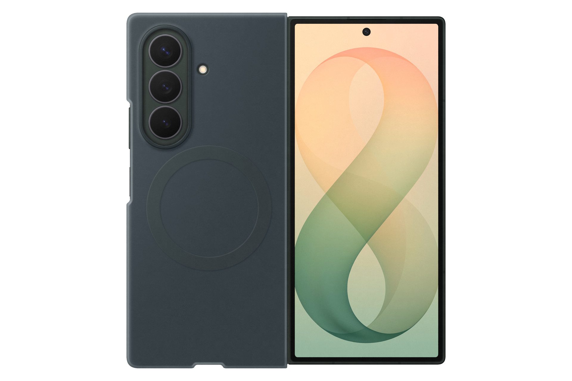 Samsung Smartphone-Hülle Silicone Magnet Case für Galaxy Fold8 Ultra, Backcover, Schutzhülle, Handyschutzhülle, Case, Schutzcase, stoßfest
