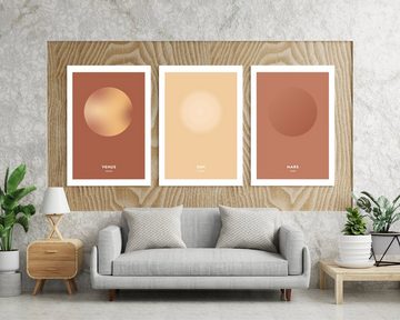MOTIVISSO Poster Planeten - Sonne - Sun