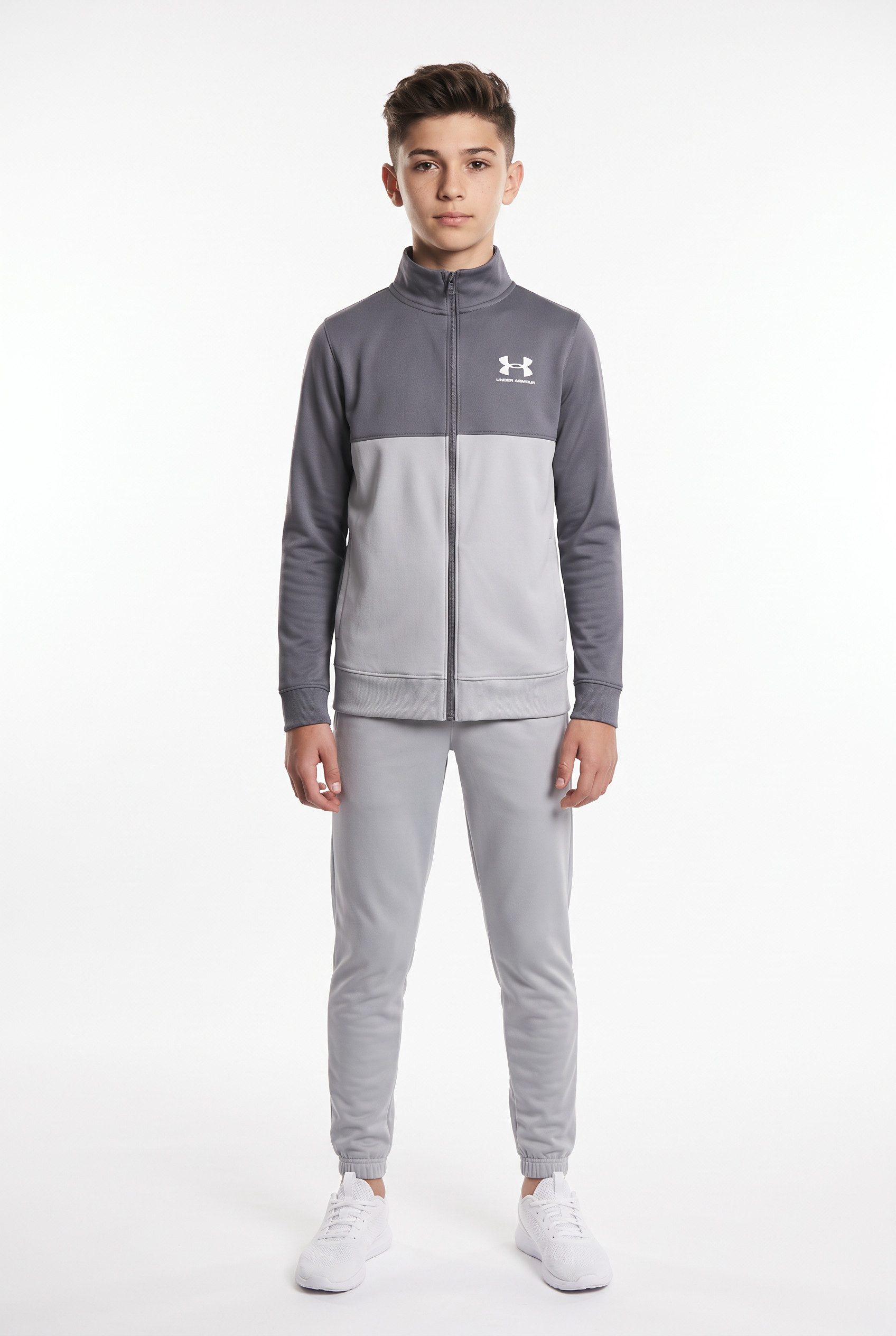 Under Armour® Trainingsanzug UA Rival CB Knit Track Suit, mit praktischen Taschen