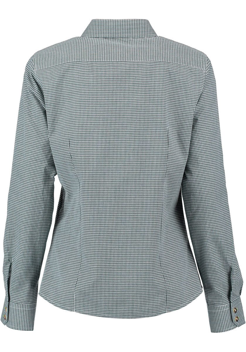 OS Trachten Trachtenbluse Ututu Langarmbluse mit Hirsch-Stickerei auf der B günstig online kaufen