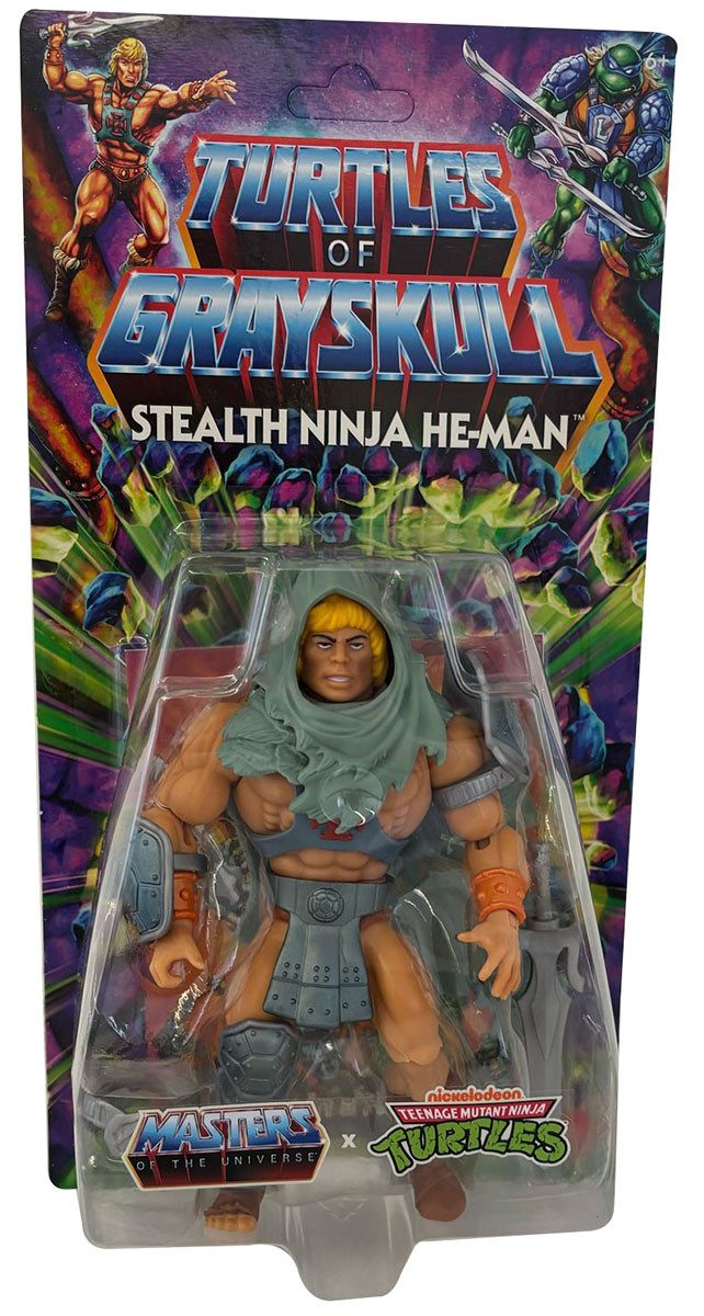 Mattel® Actionfigur Turtles Of Grayskull Stealth Ninja He-Man Masters Of The Universe, bew
