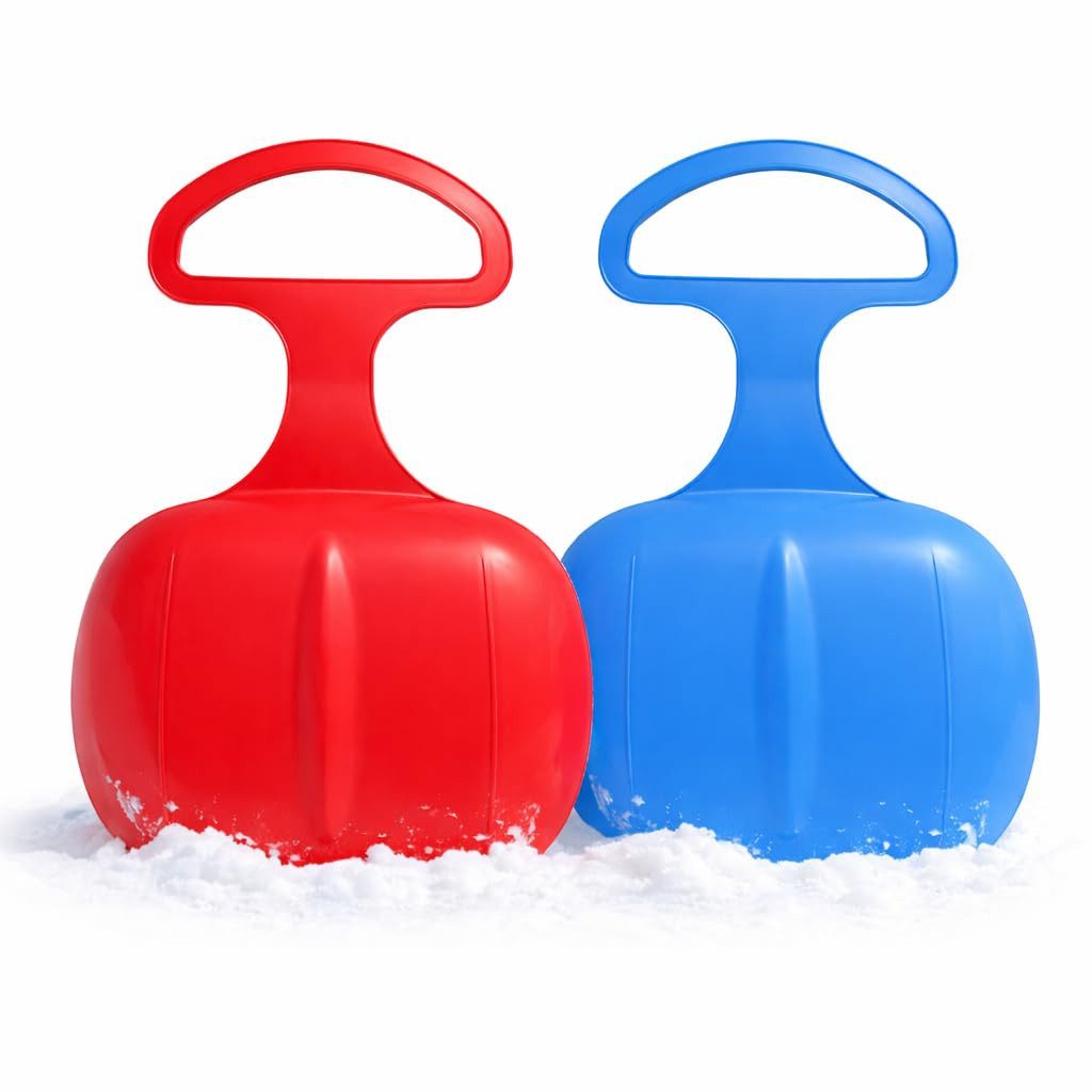 Speeltoys Schlitten 2X Porrutscher - Schlitten Bob in blau & rot - für Kinder (2er Set, 2-tlg., 2 Stück)