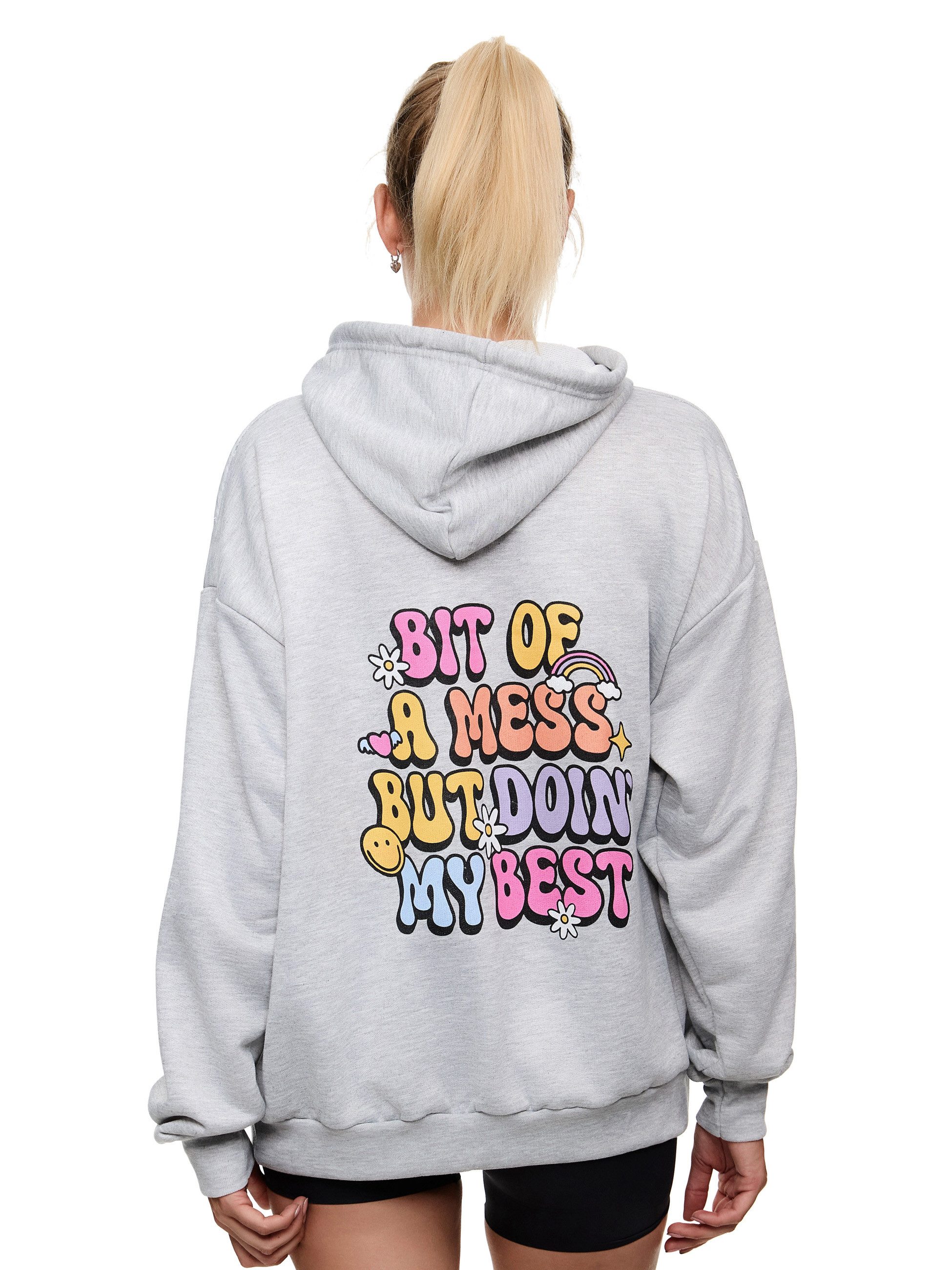 Worldclassca Hoodie Worldclassca Oversized Print Hoodie günstig online kaufen