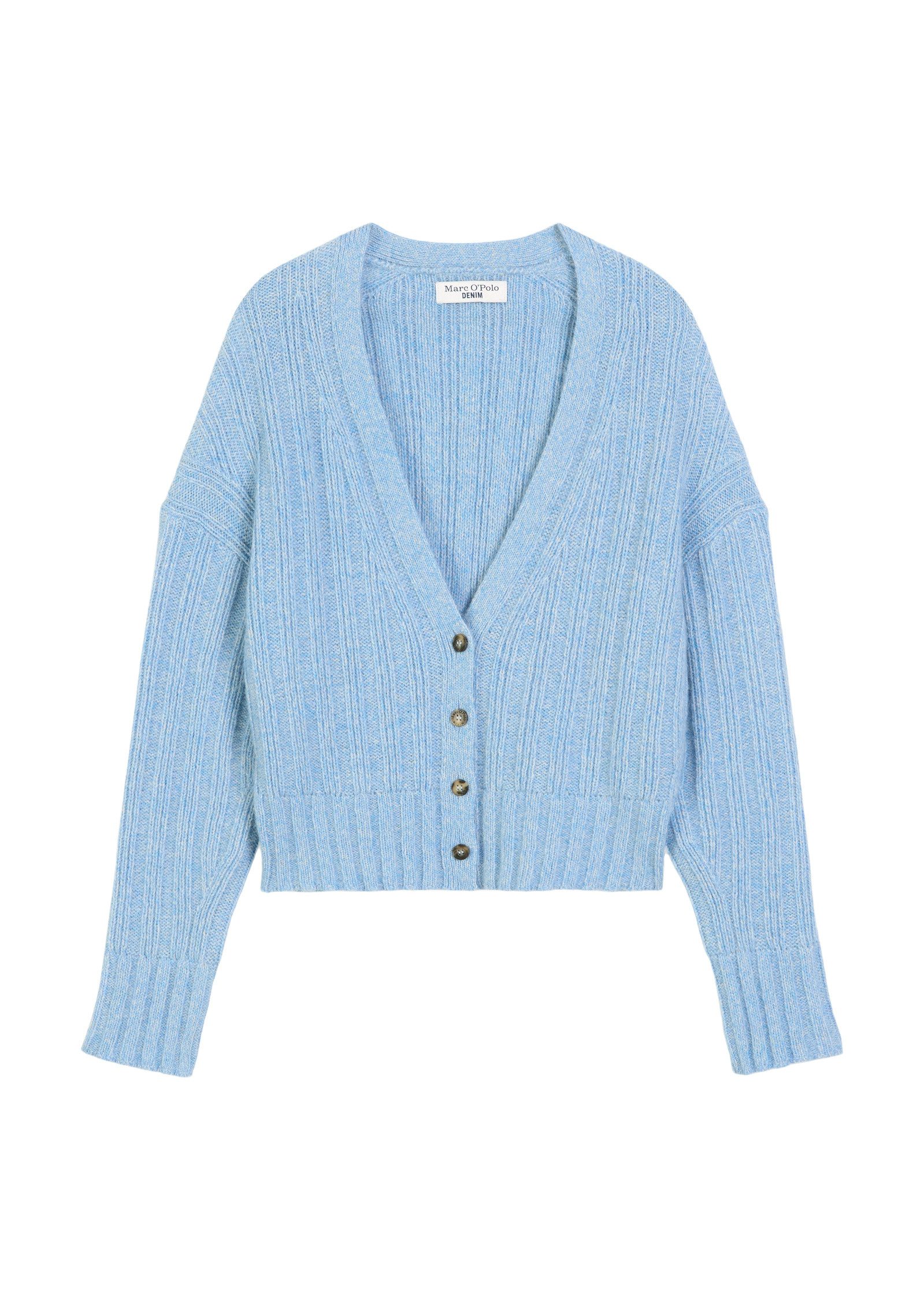 Cardigan aus edlem Wolle-Alpakawolle-Mix