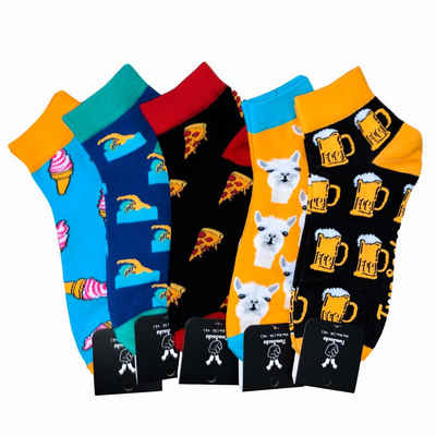 TwoSocks Шкарпетки для кросівок Lustige Sneaker Шкарпетки Damen & Herren aus Baumwolle, Einheitsgröße