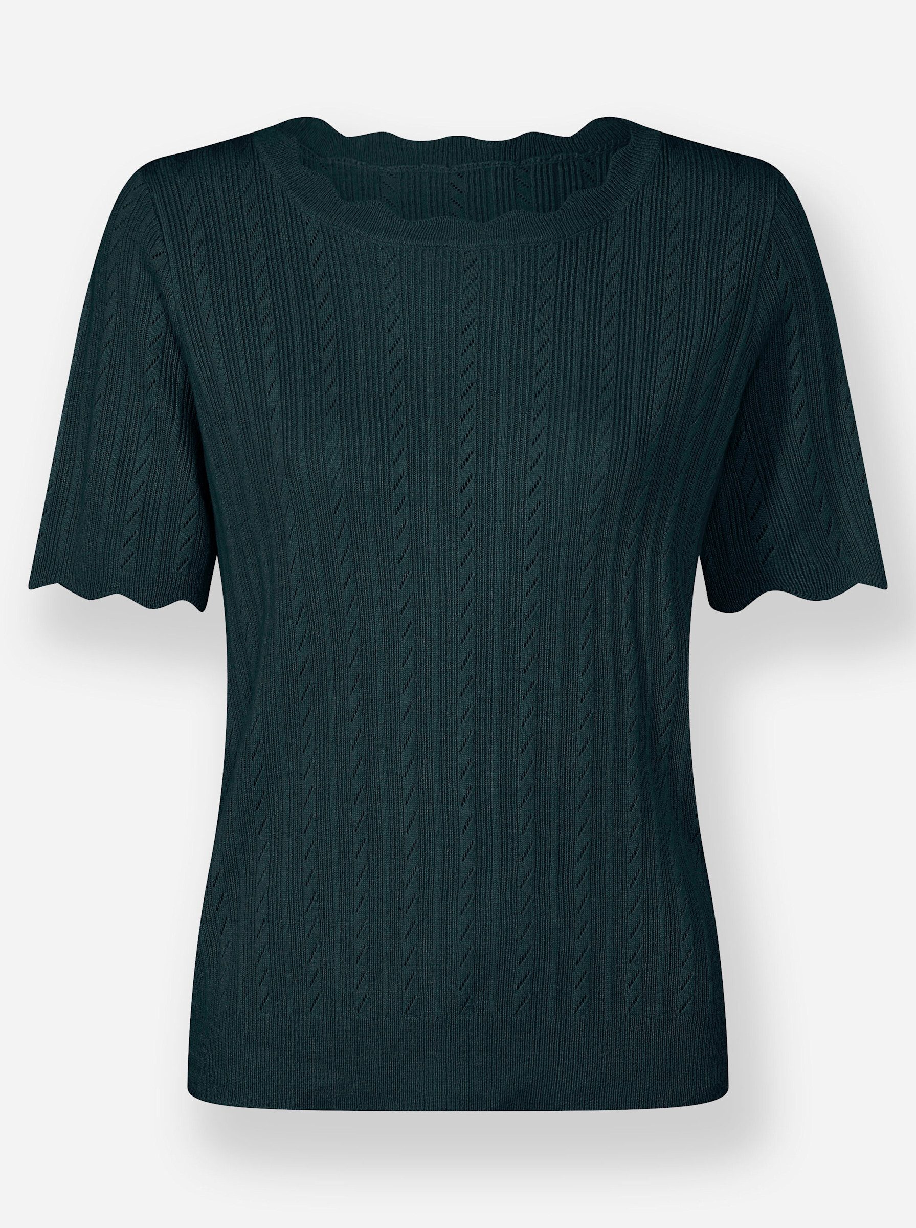 Witt Strickpullover Kurzarm-Pullover Kurzarm
