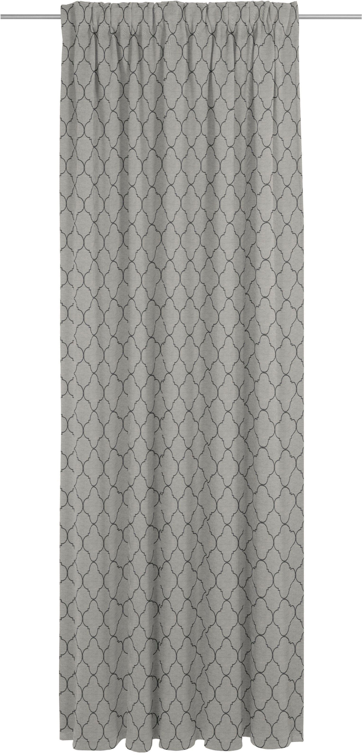 Multifunktionsband Vorhang nachhaltig Cortezada, Indian aus Bio-Baumwolle (1 blickdicht, Adam, St), Jacquard,