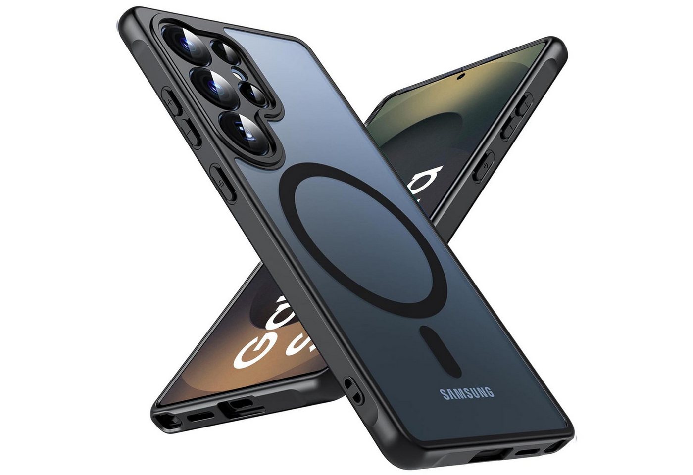 CoolGadget Handyhülle für Samsung Galaxy S25 Ultra 6,8 Zoll, Kamera Schutz Hülle Silikon Hard Case Schutzhülle für Magsafe Zubehör