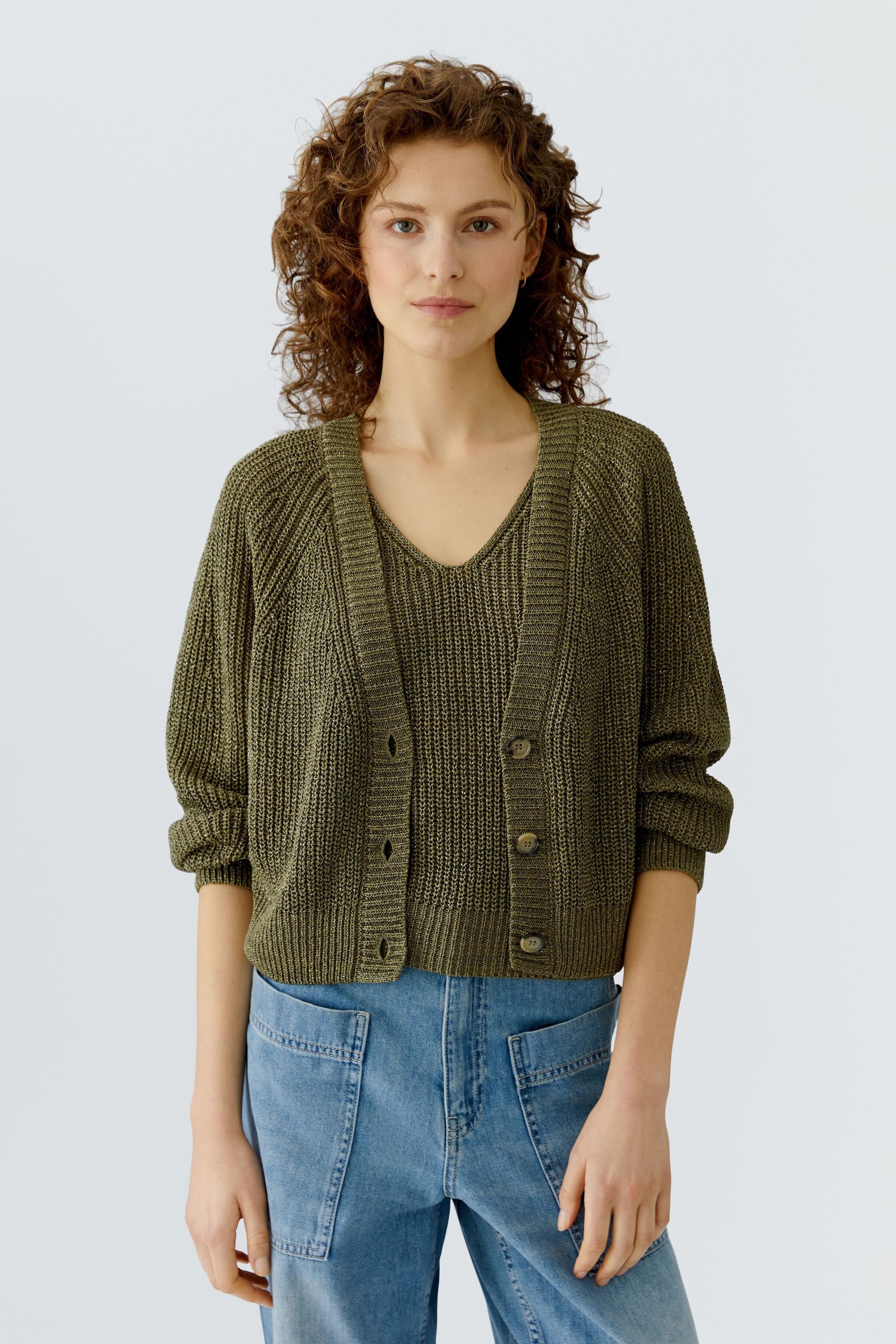 Oui Strickjacke